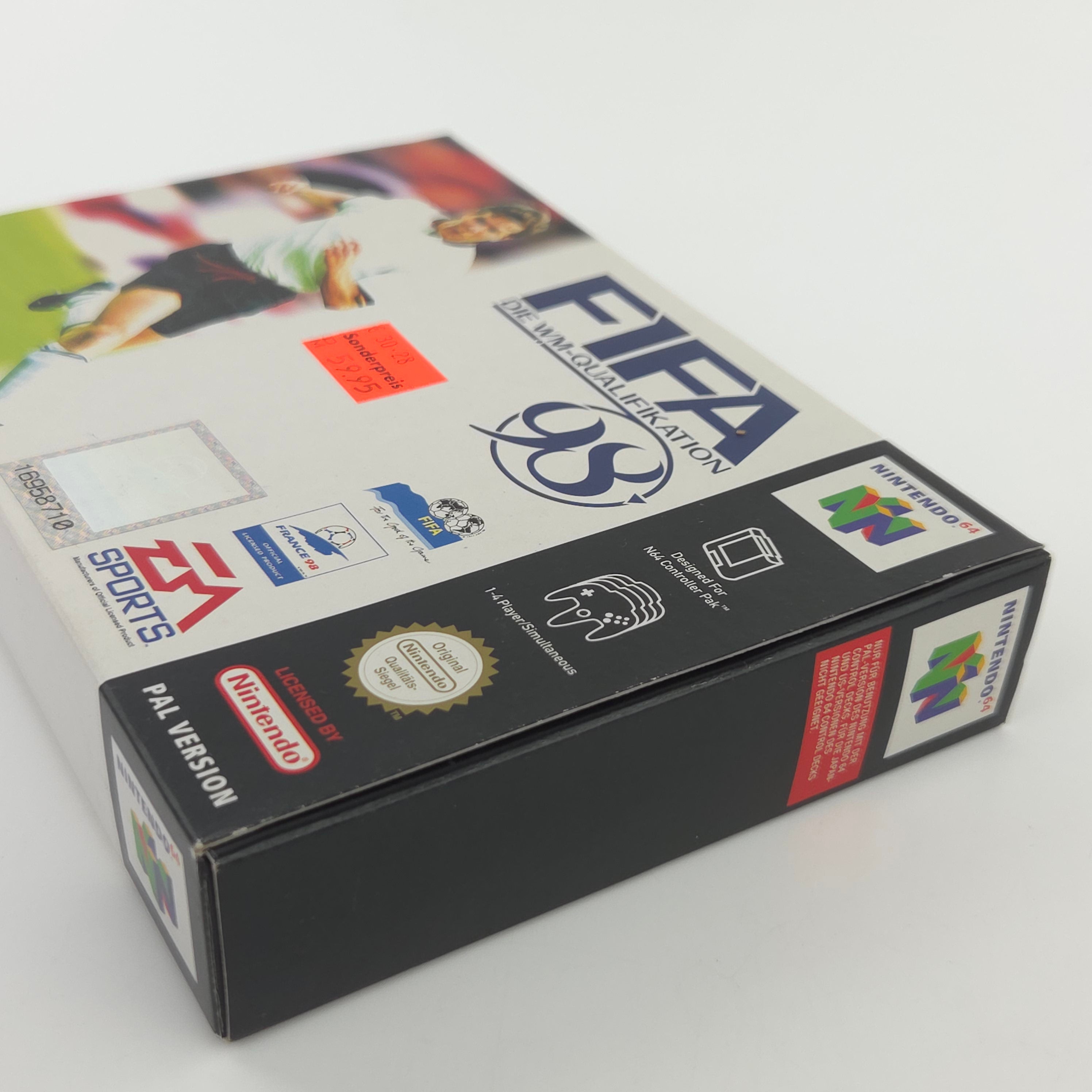 Nintendo 64 Spiel FIFA WM Qualifikation 98 N64 OVP PAL