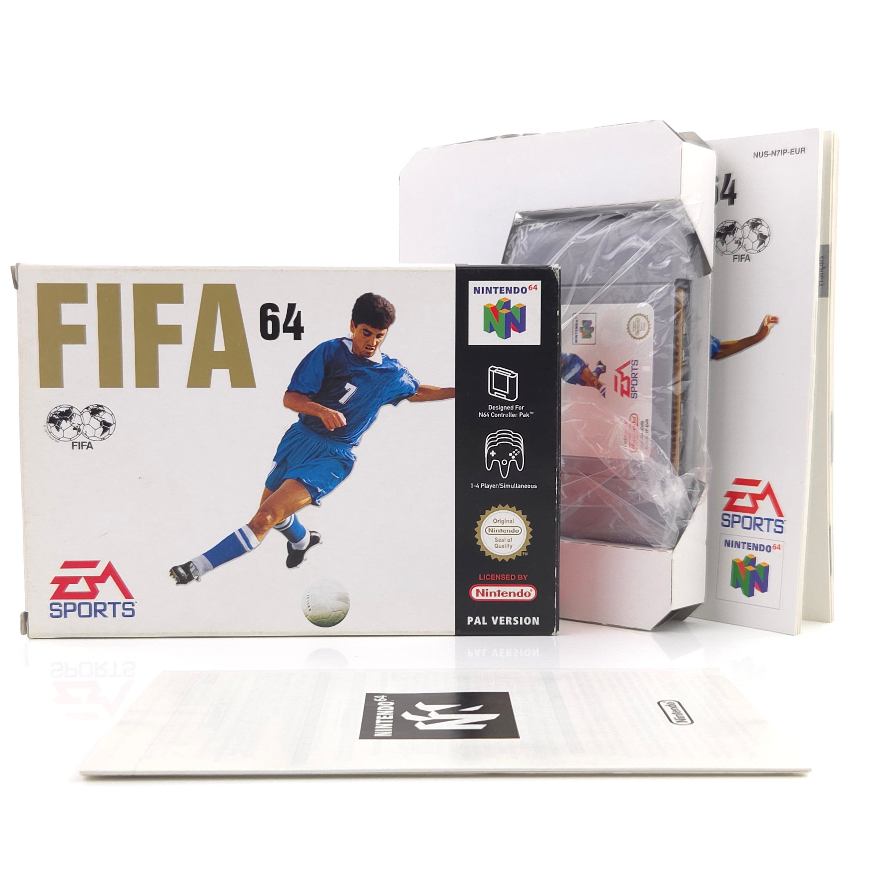 Nintendo 64 Spiel – FIFA 64 (N64 OVP PAL)