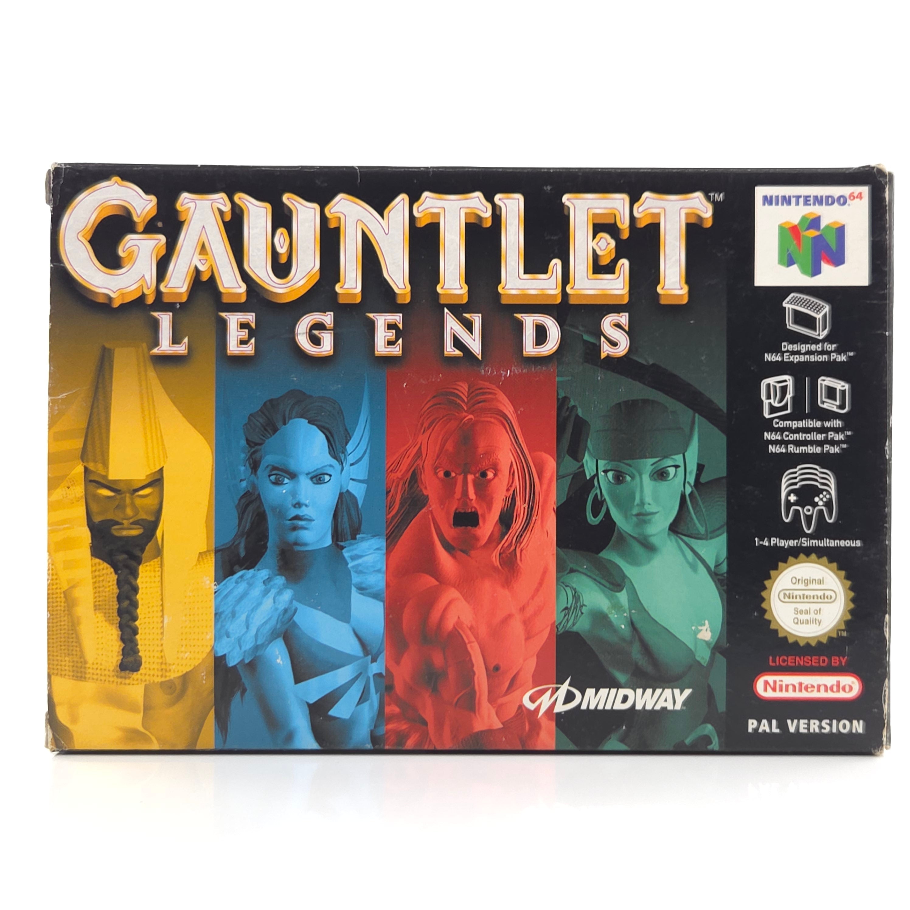 Nintendo 64 Spiel Gauntlet Legends N64 OVP CIB PAL EUR