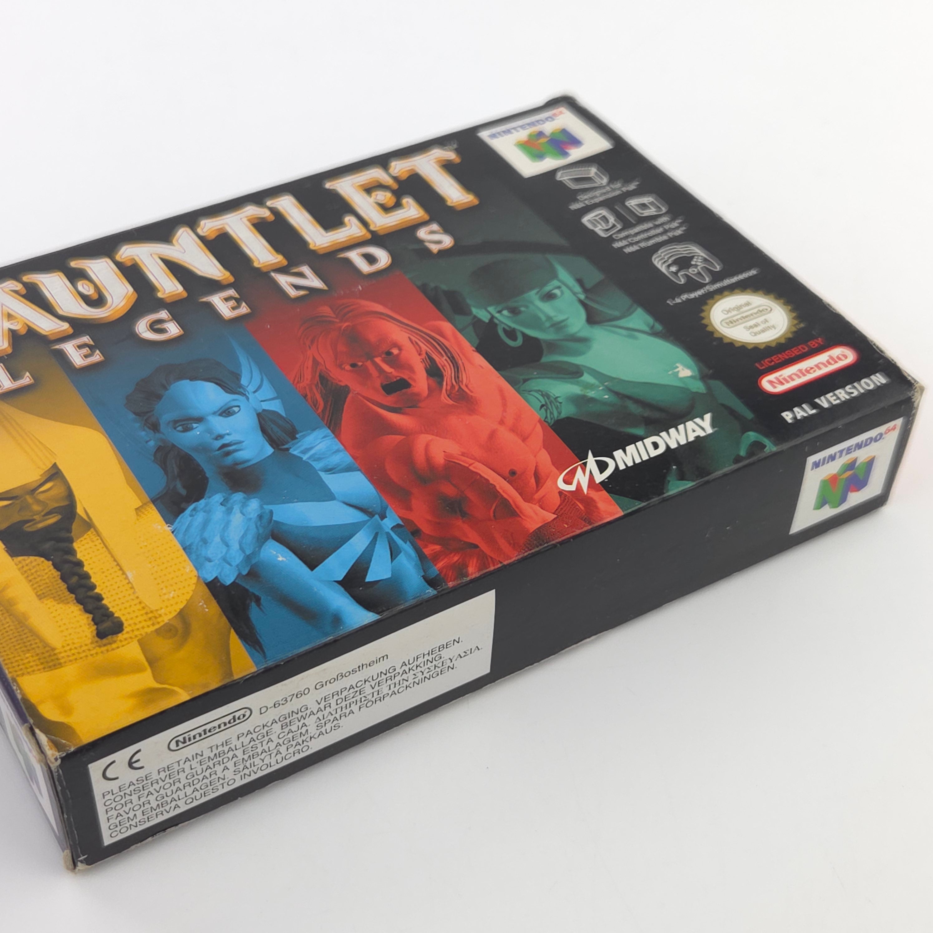 Nintendo 64 Spiel Gauntlet Legends N64 OVP CIB PAL EUR
