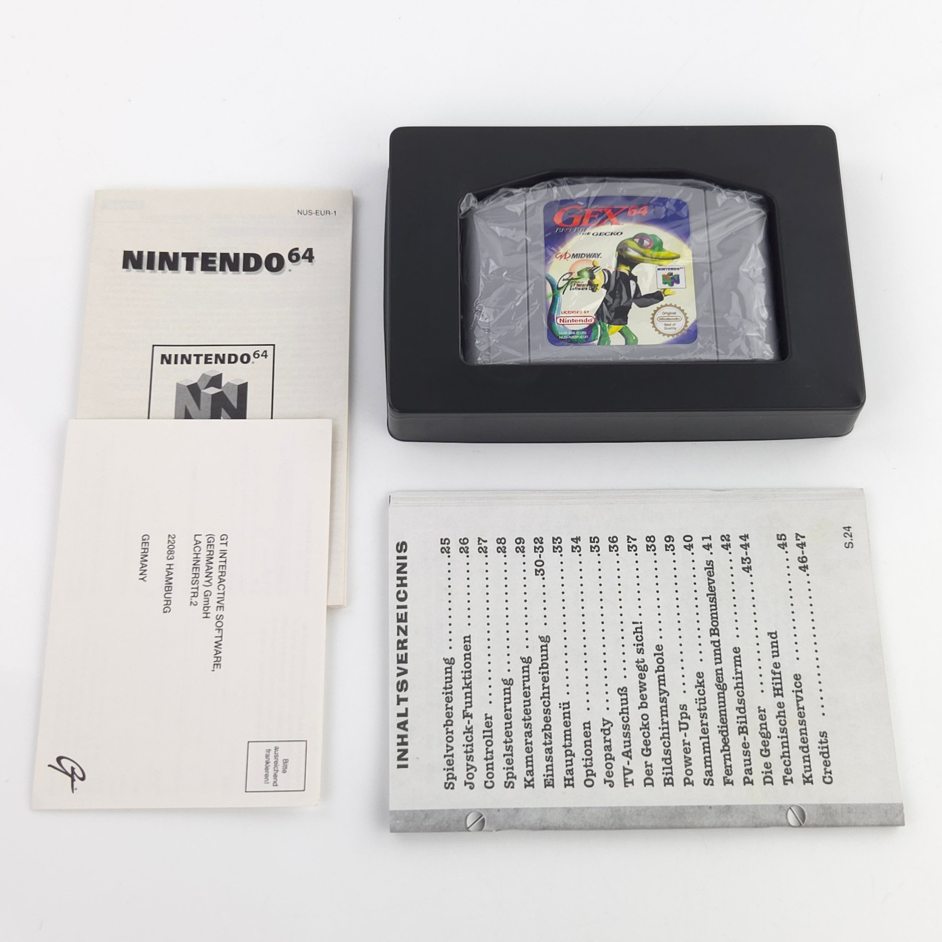 Nintendo 64 Spiel GEX 64 Enter the Gecko N64 OVP PAL CIB