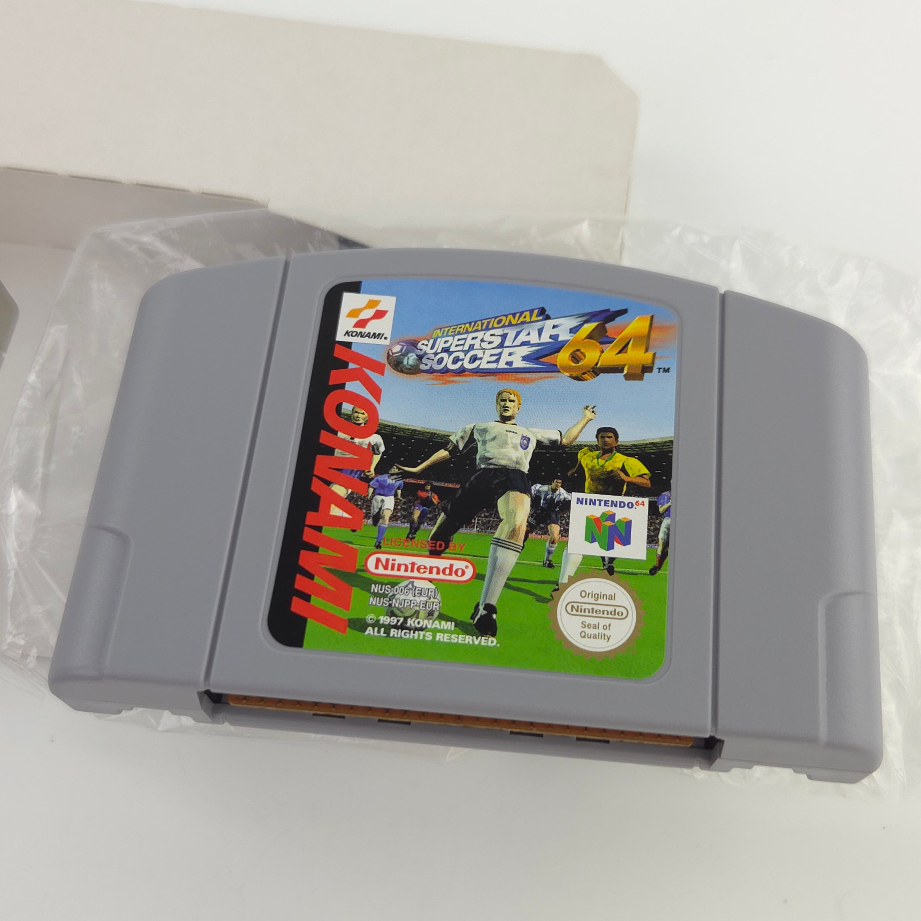 Nintendo 64 Spiel International Superstar Soccer 64 OVP
