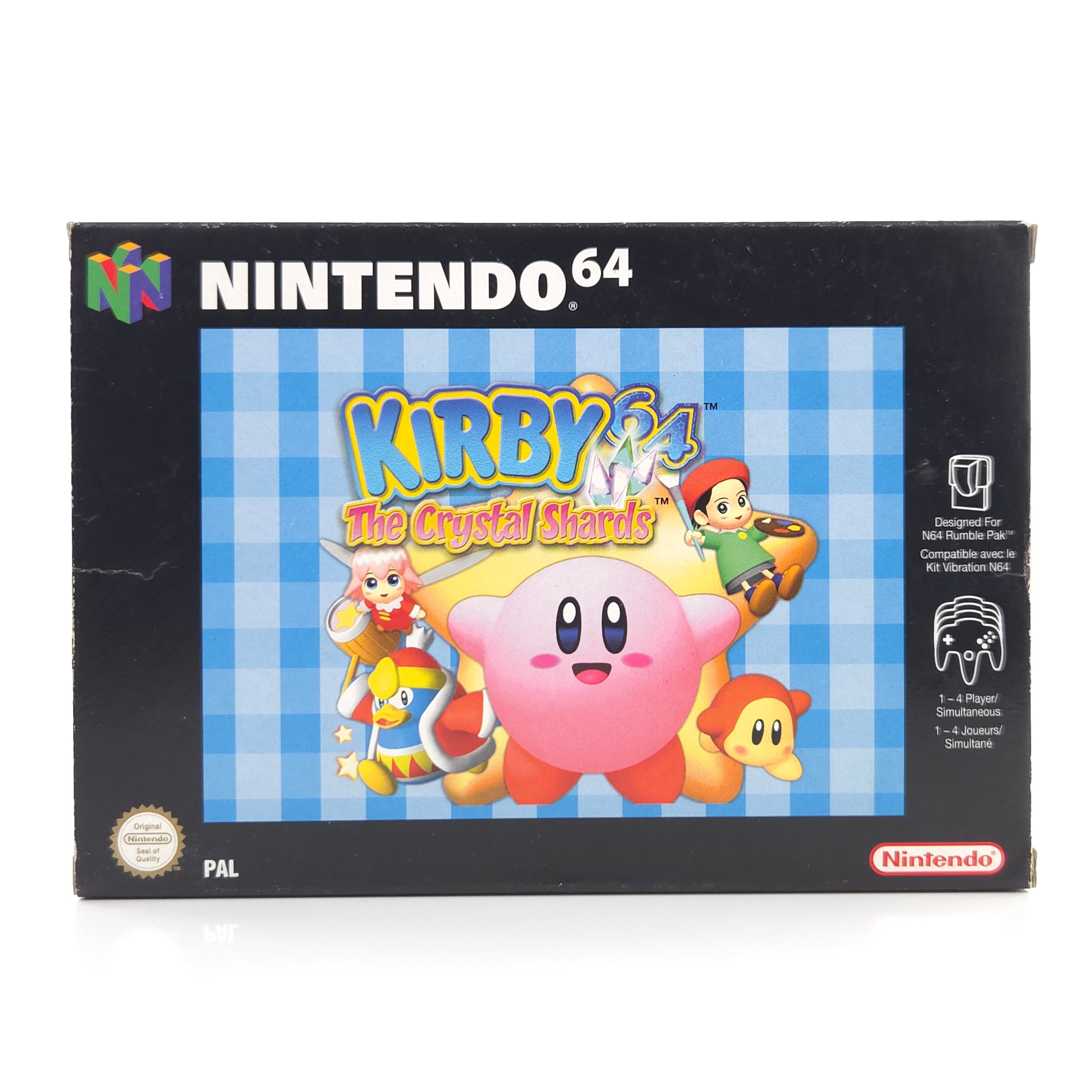 Nintendo 64 Spiel Kirby 64 The Crystal Shards N64 OVP CIB