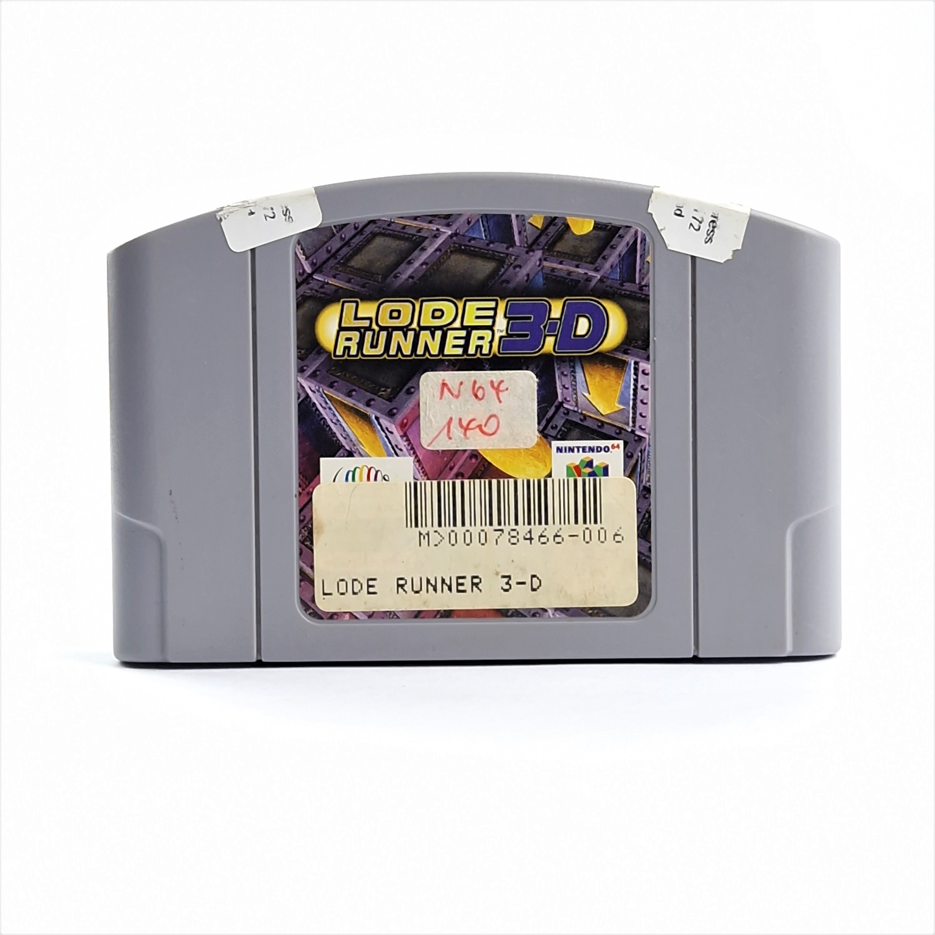 Nintendo 64 Spiel: Lode Runner 3-D - Modul / Cartridge | N64 Pal Game