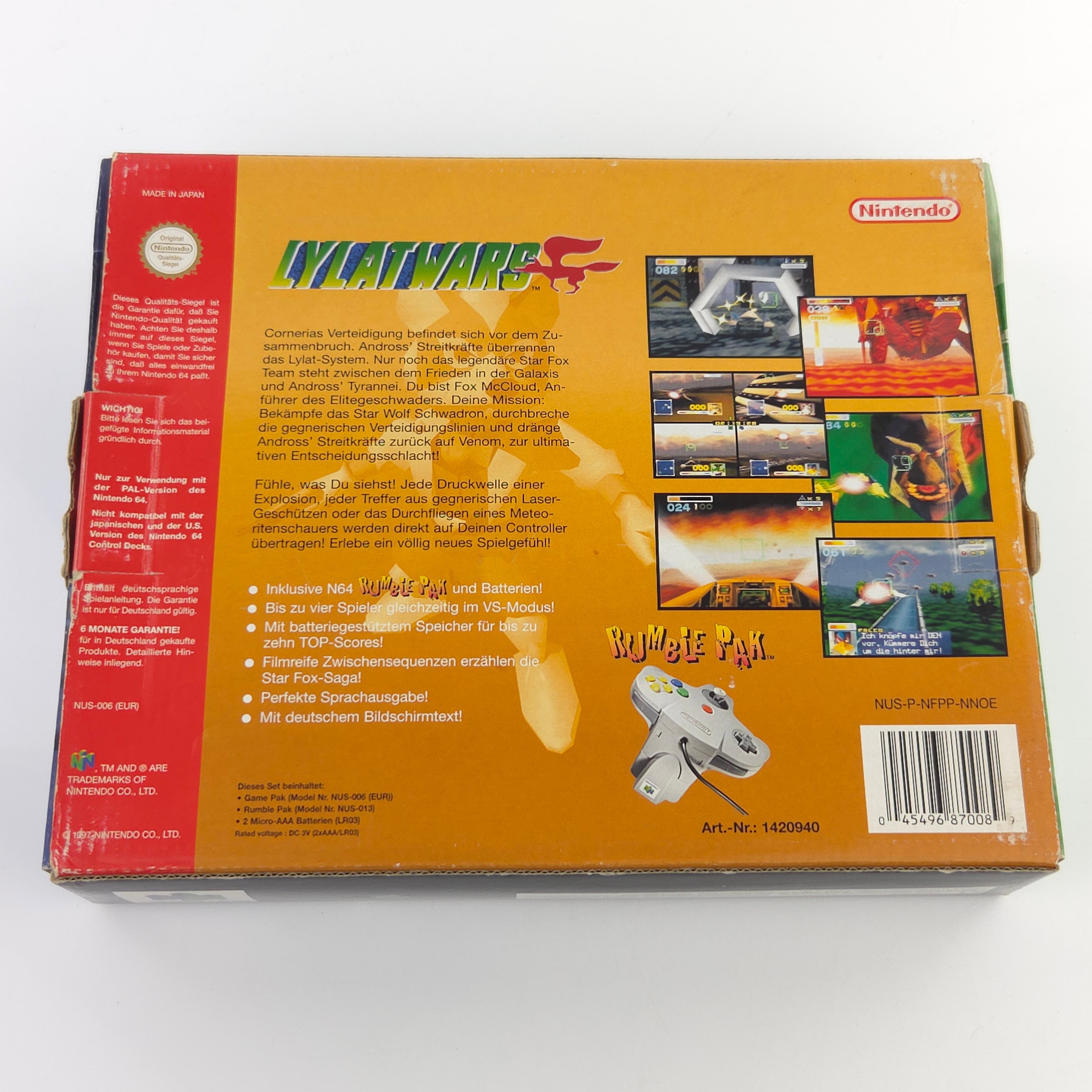 Nintendo 64 Spiel – Lylatwars (N64 OVP PAL)