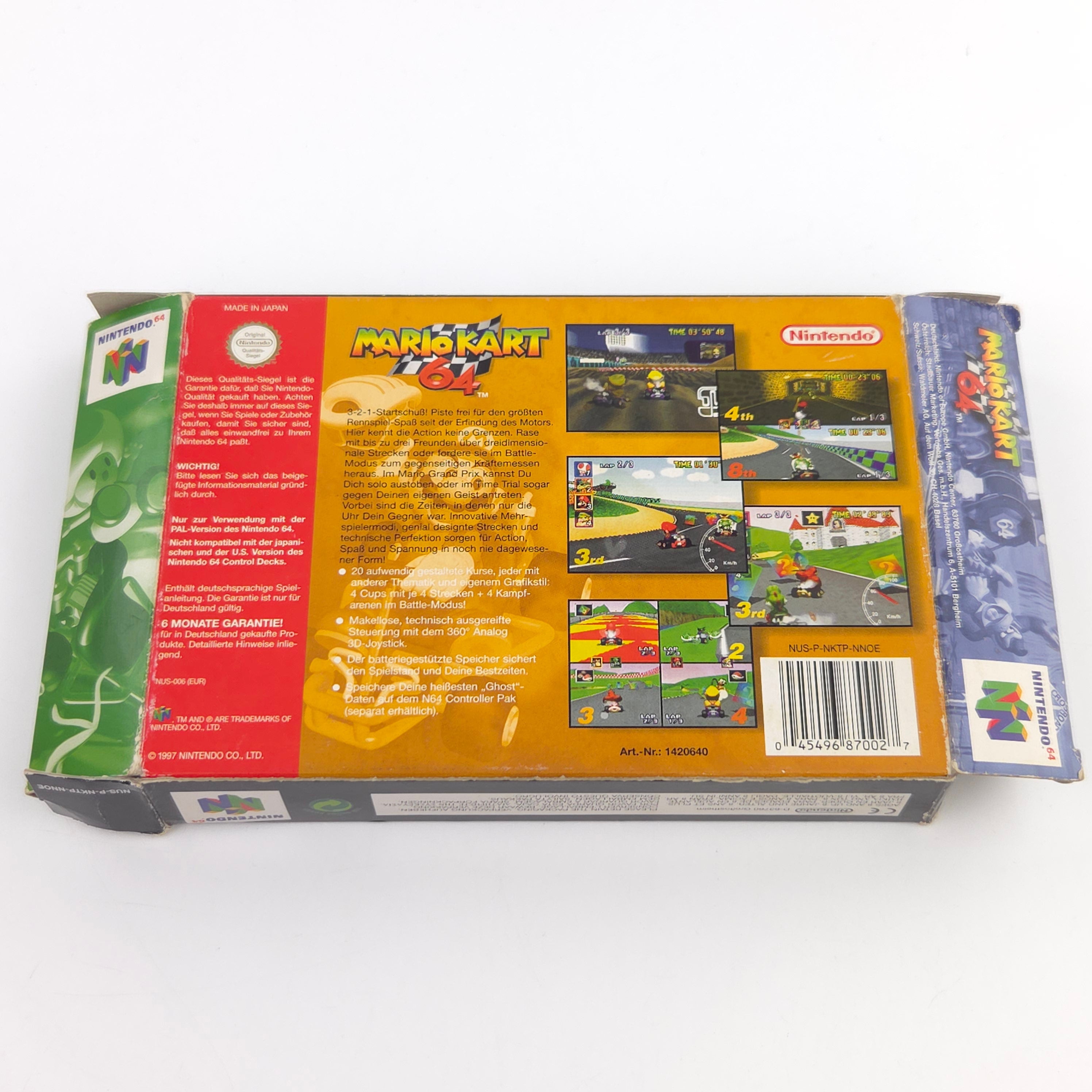Nintendo 64 Spiel – Mario Kart 64 (OVP PAL)
