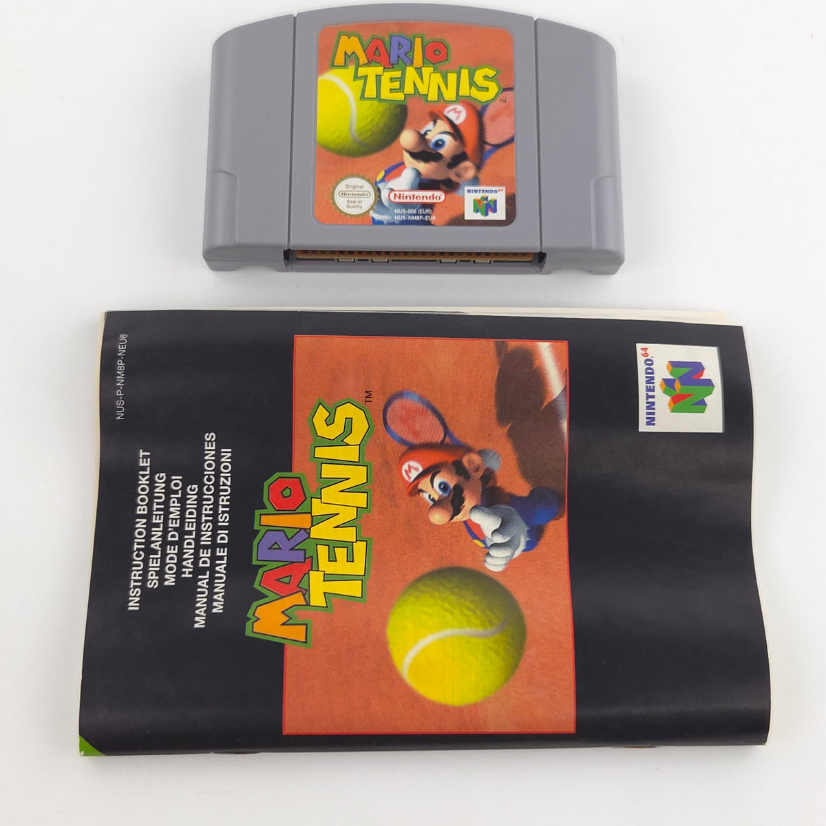 Nintendo 64 Spiel Mario Tennis Modul OVP PAL