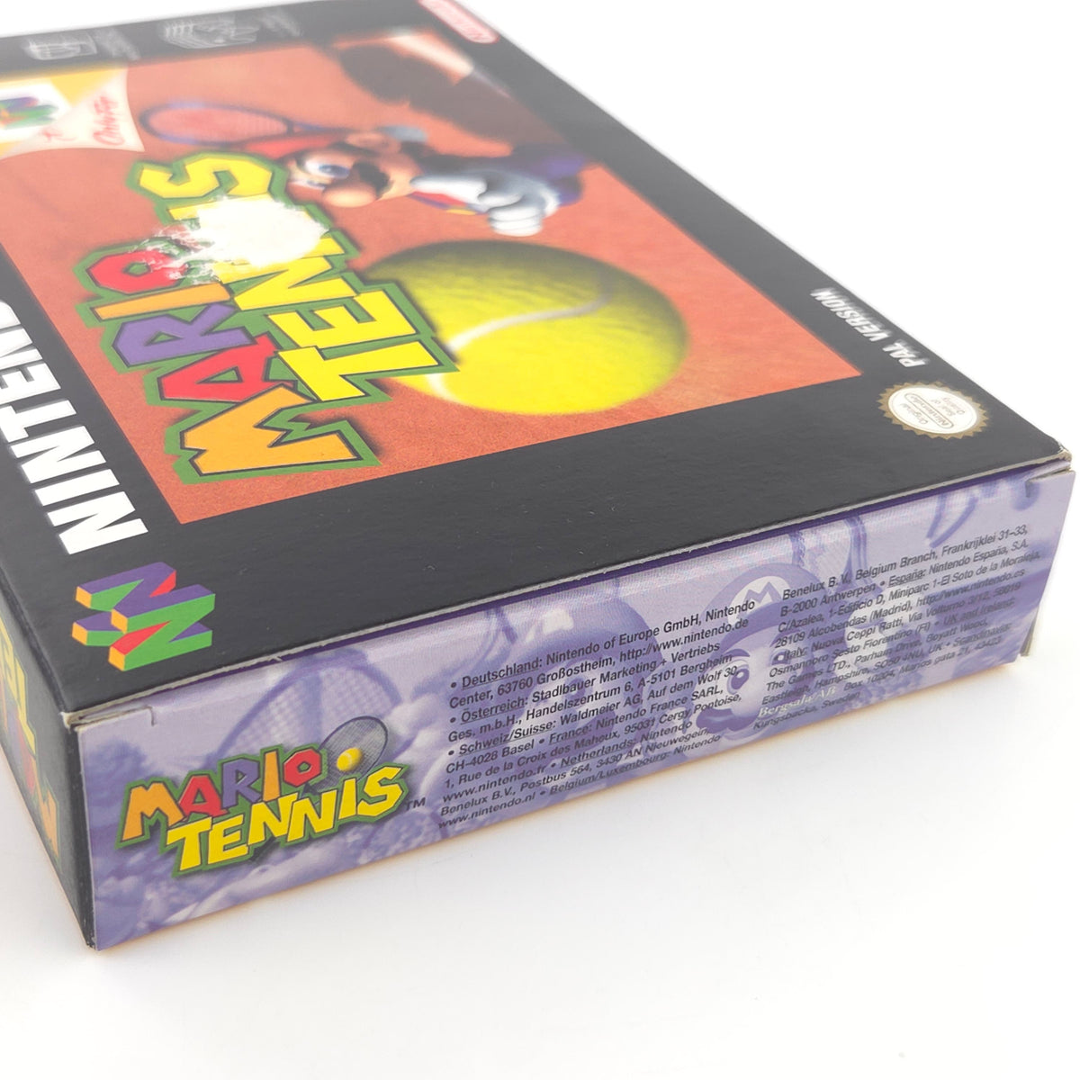 Nintendo 64 Spiel Mario Tennis Modul OVP PAL