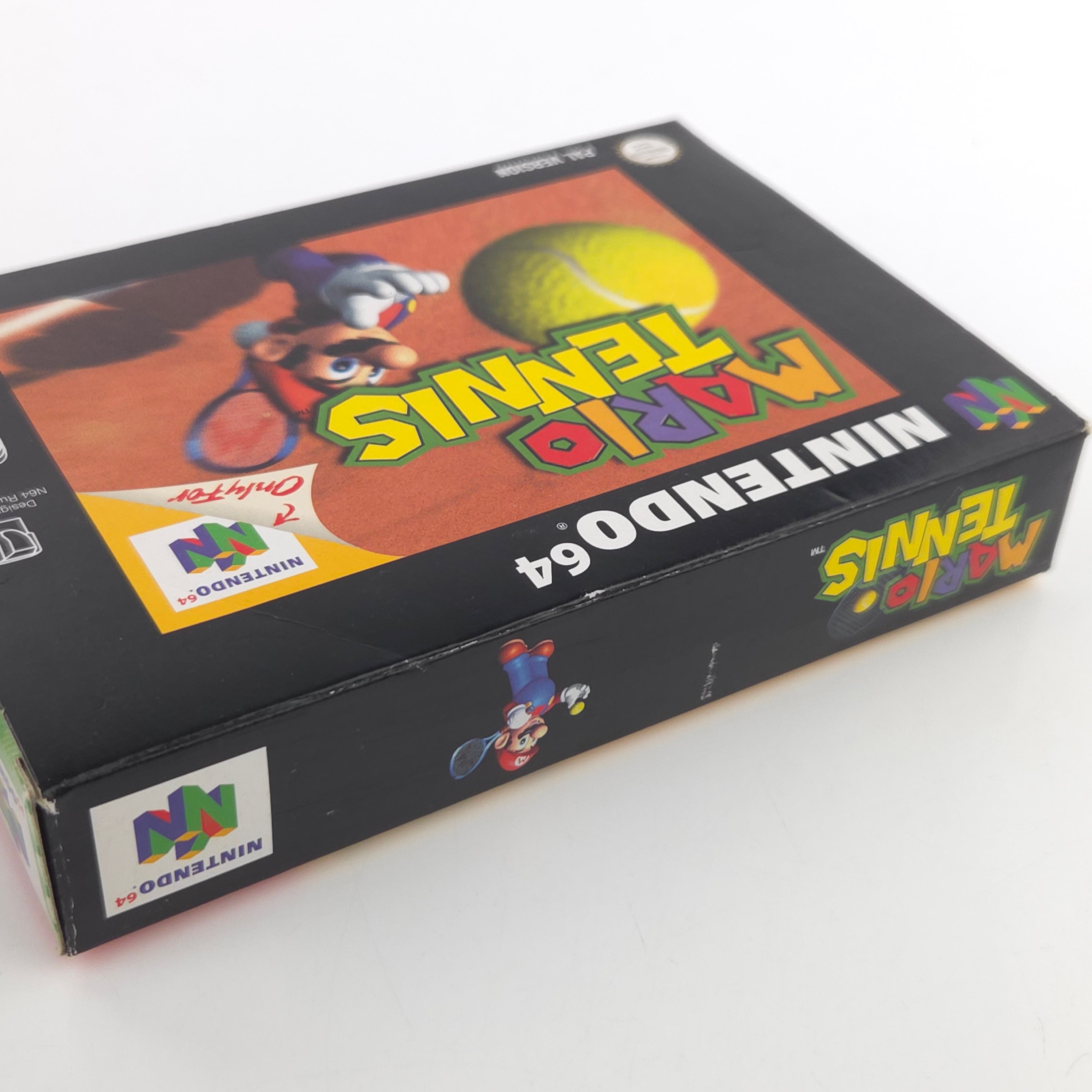 Nintendo 64 Spiel Mario Tennis N64 OVP CIB PAL EUR