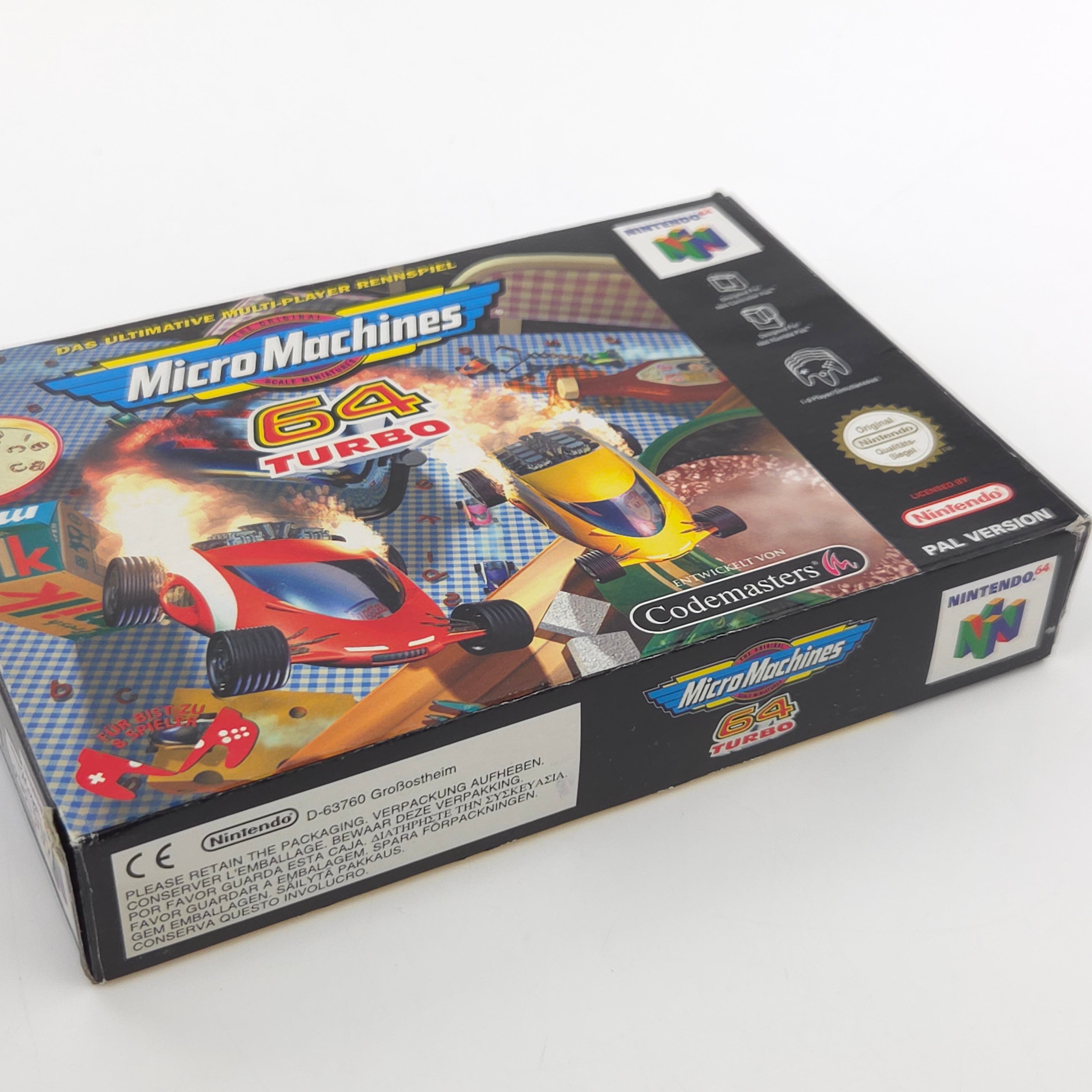 Nintendo 64 Spiel Micro Machines 64 Turbo N64 OVP PAL