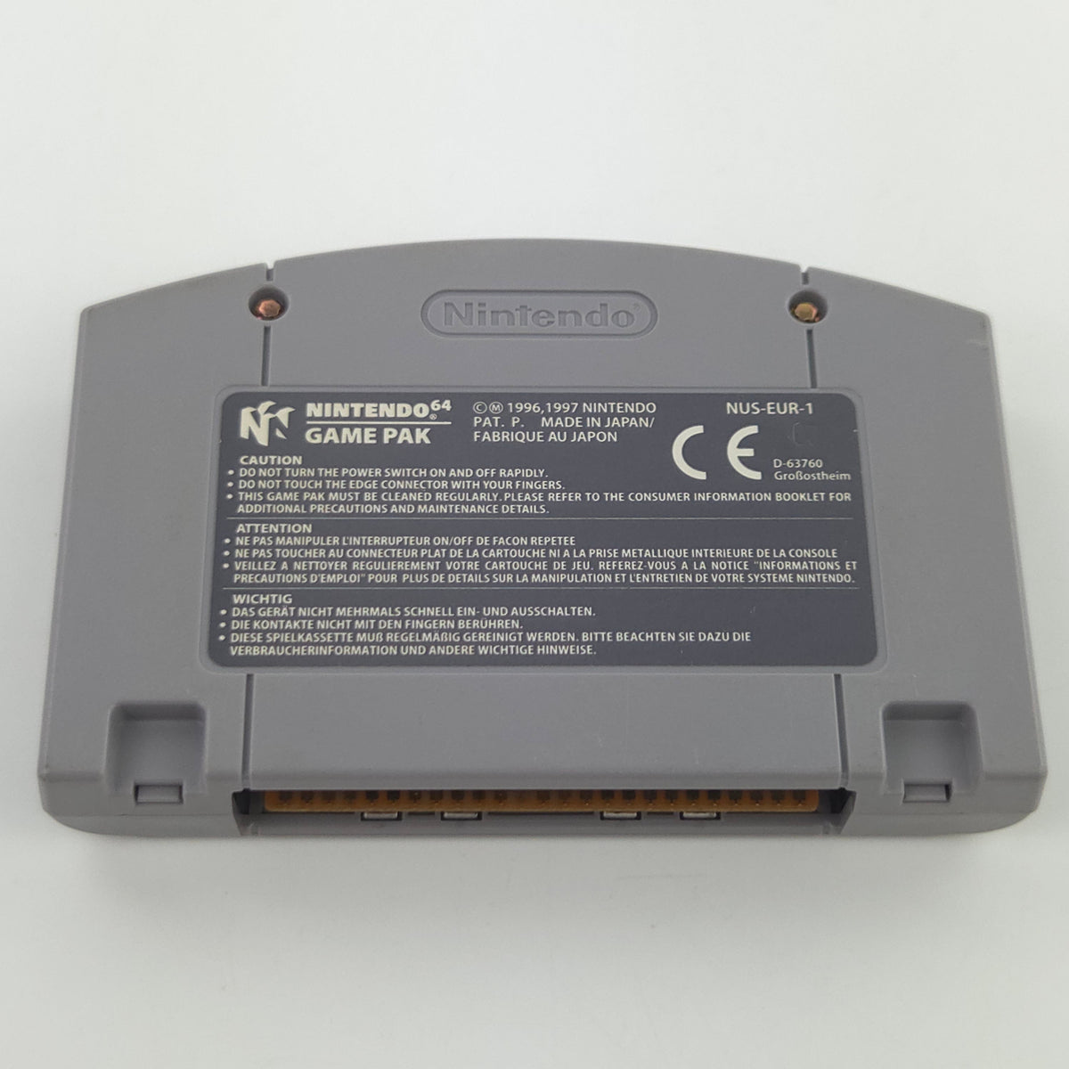 Nintendo 64 Spiel Milos Astro Lanes PAL Gebraucht