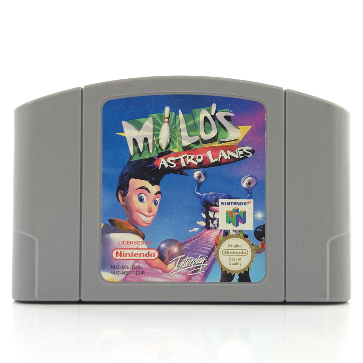 Nintendo 64 Spiel Milos Astro Lanes PAL Gebraucht
