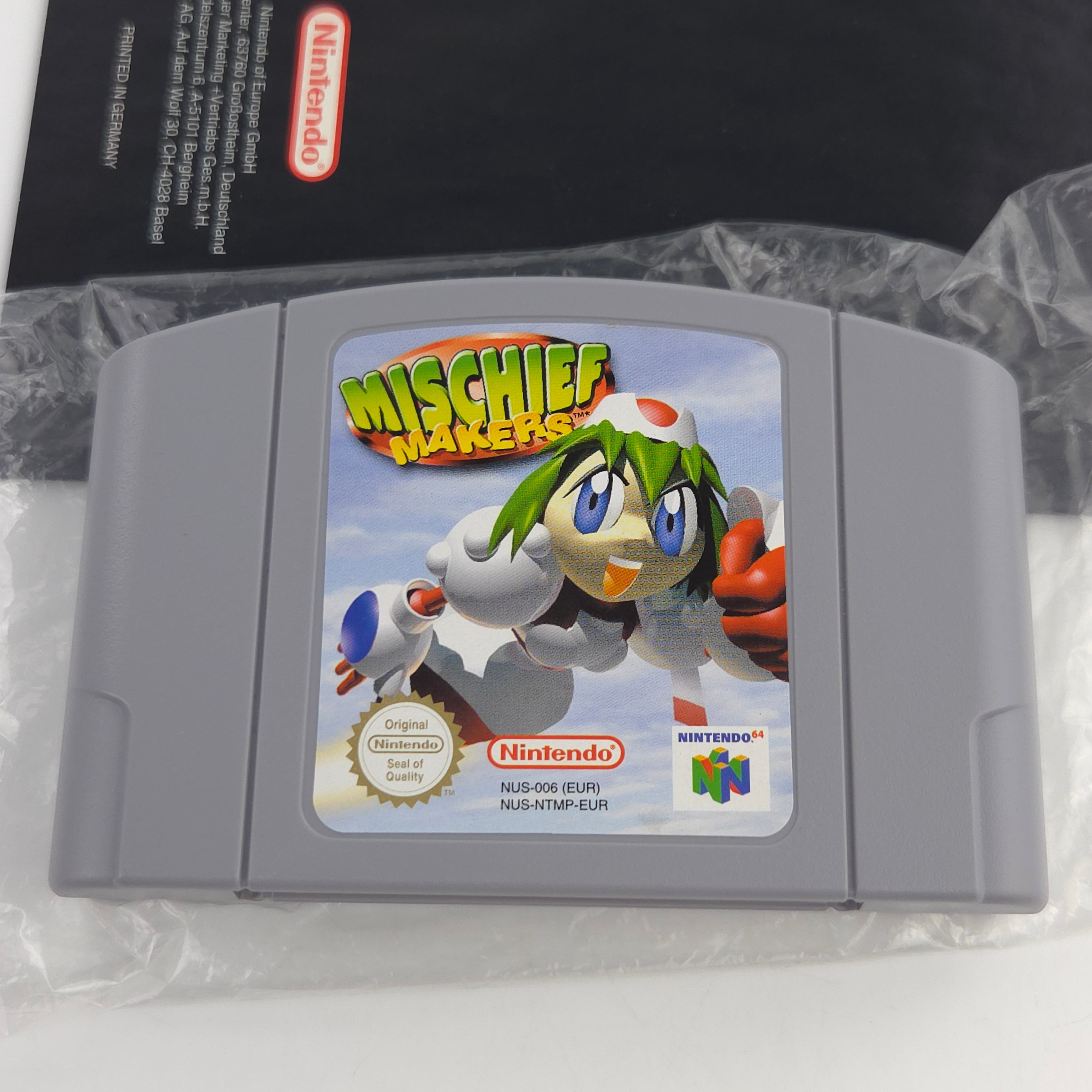 Nintendo 64 Spiel Mischief Makers N64 OVP CIB PAL EUR