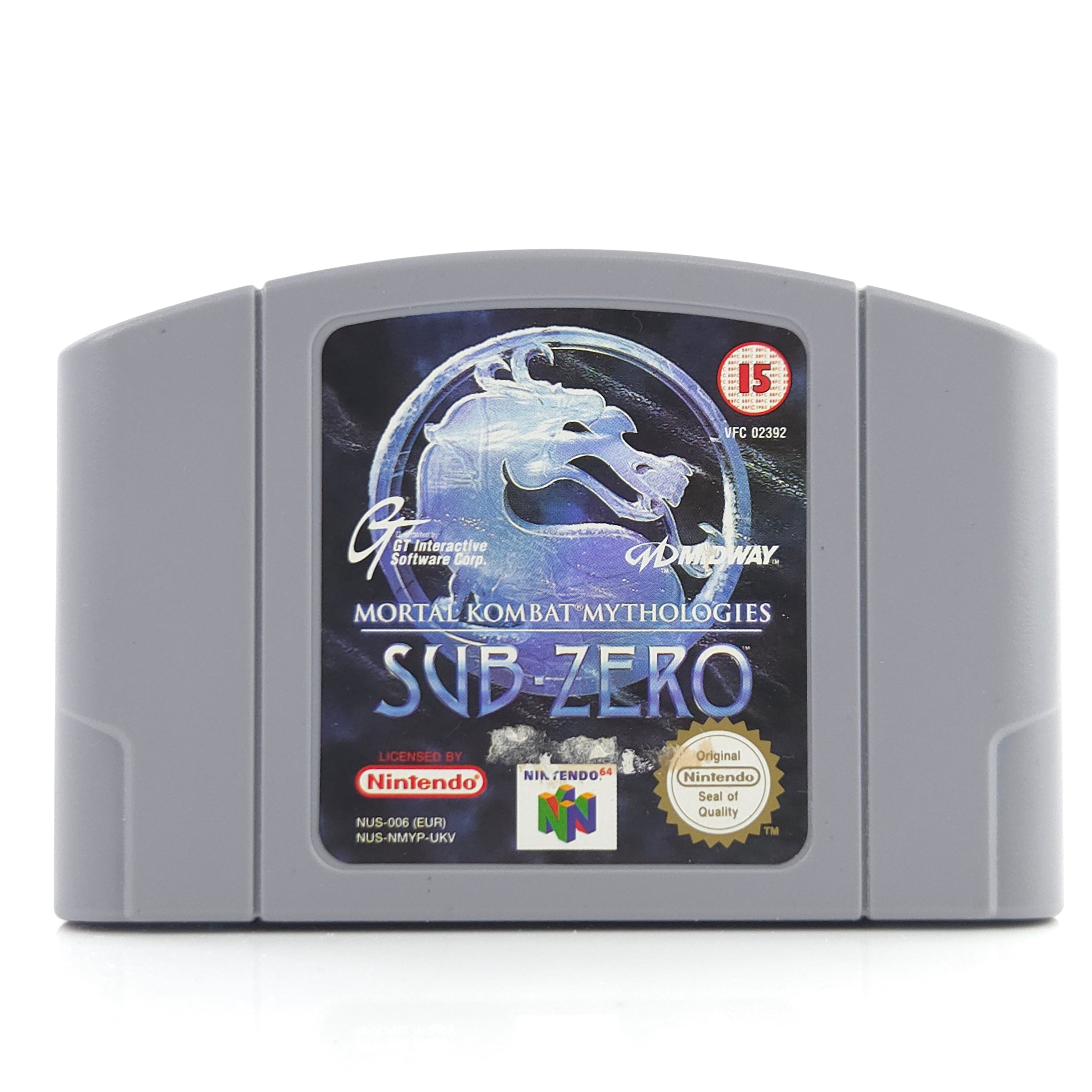 Nintendo 64 Spiel Mortal Kombat Mythologies Sub Zero PAL