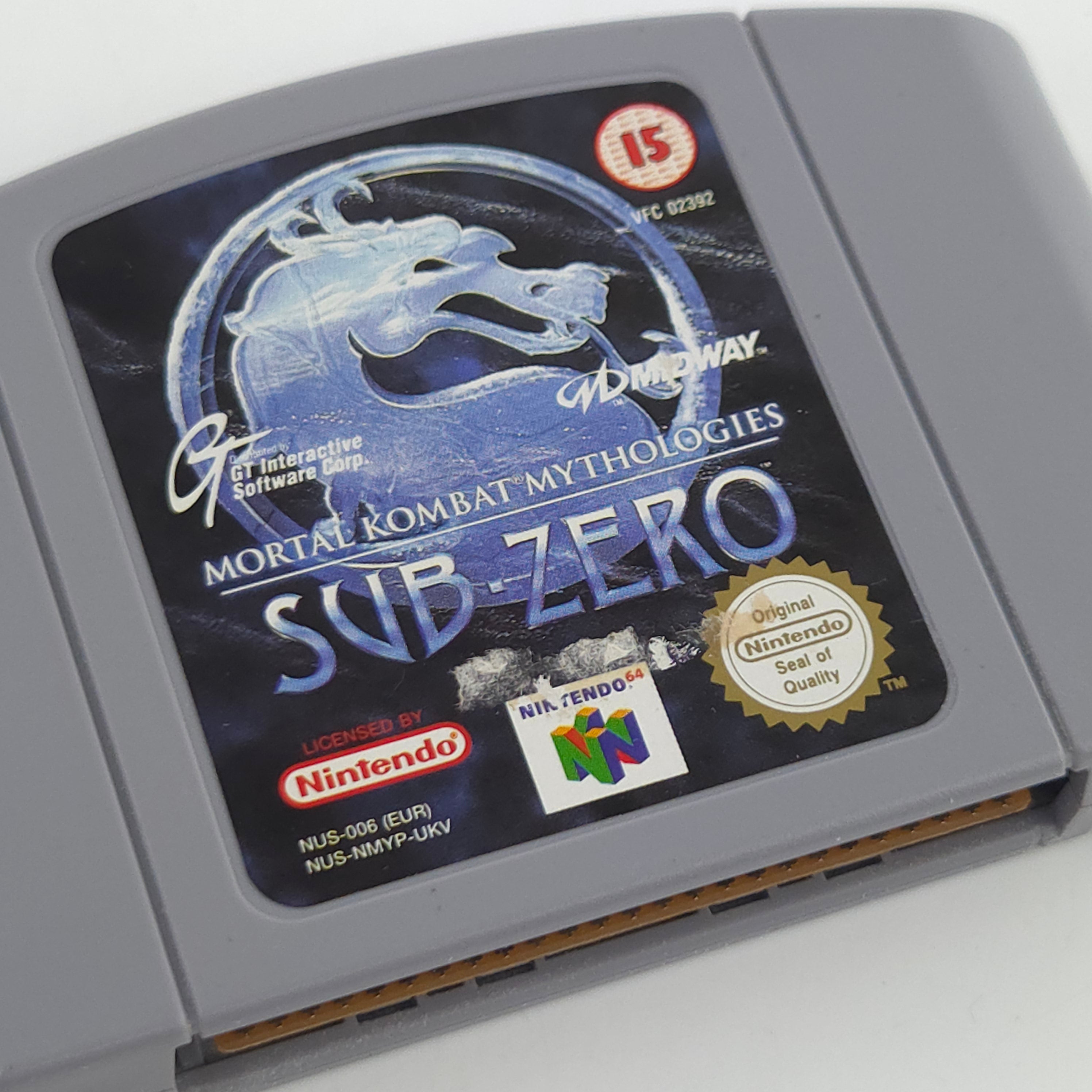 Nintendo 64 Spiel Mortal Kombat Mythologies Sub Zero PAL