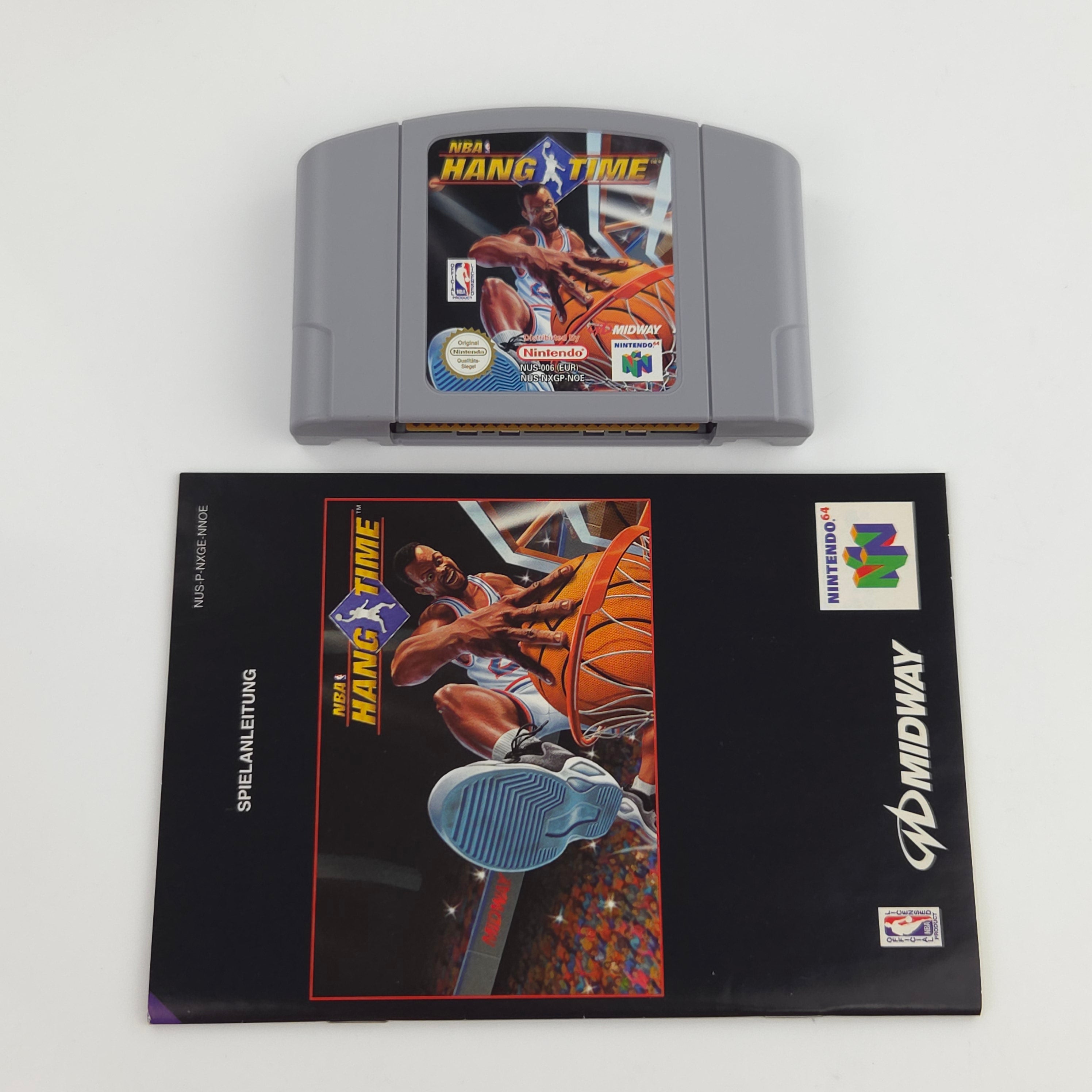 Nintendo 64 Spiel NBA Hang Time Basketball Modul OVP PAL