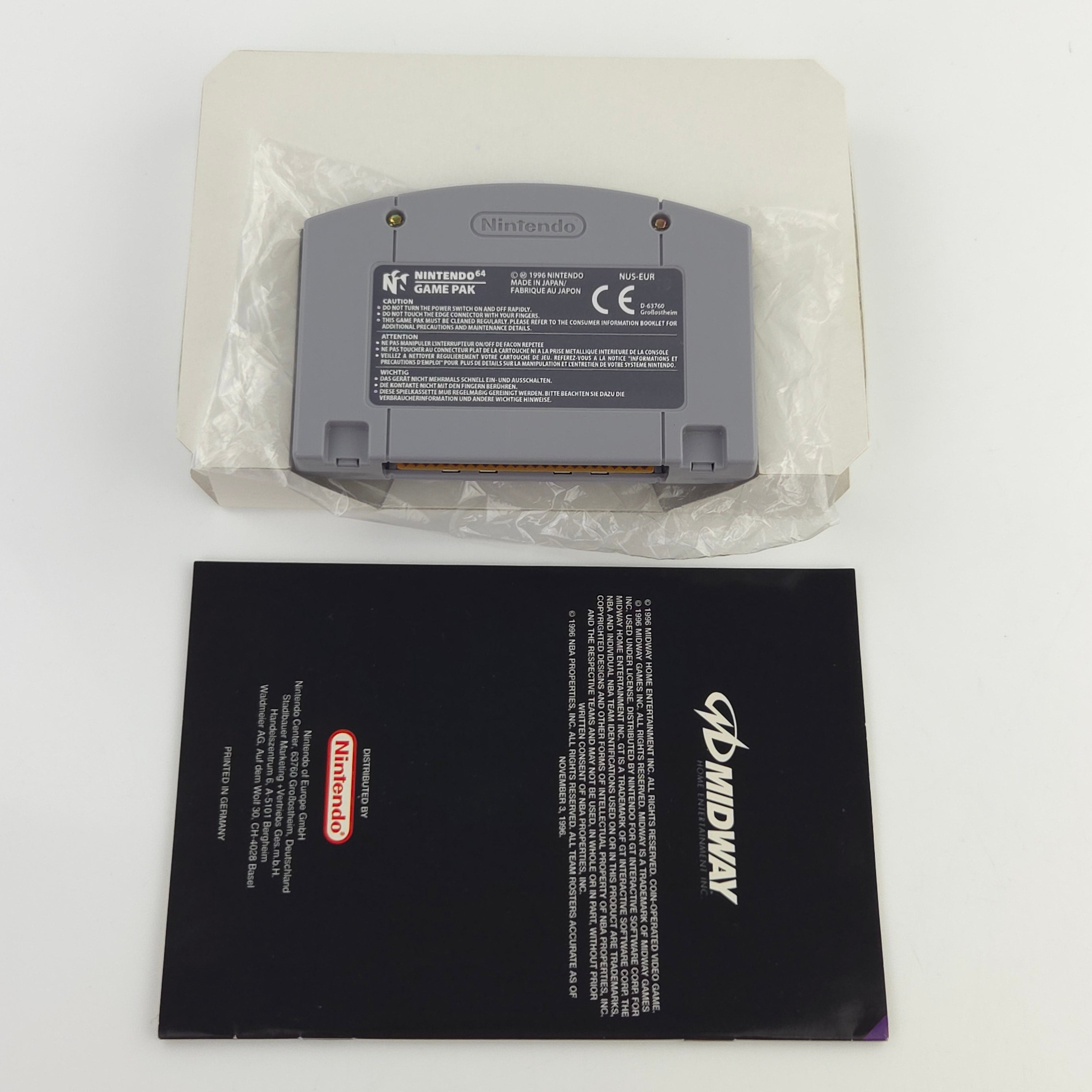 Nintendo 64 Spiel NBA Hang Time Basketball Modul OVP PAL