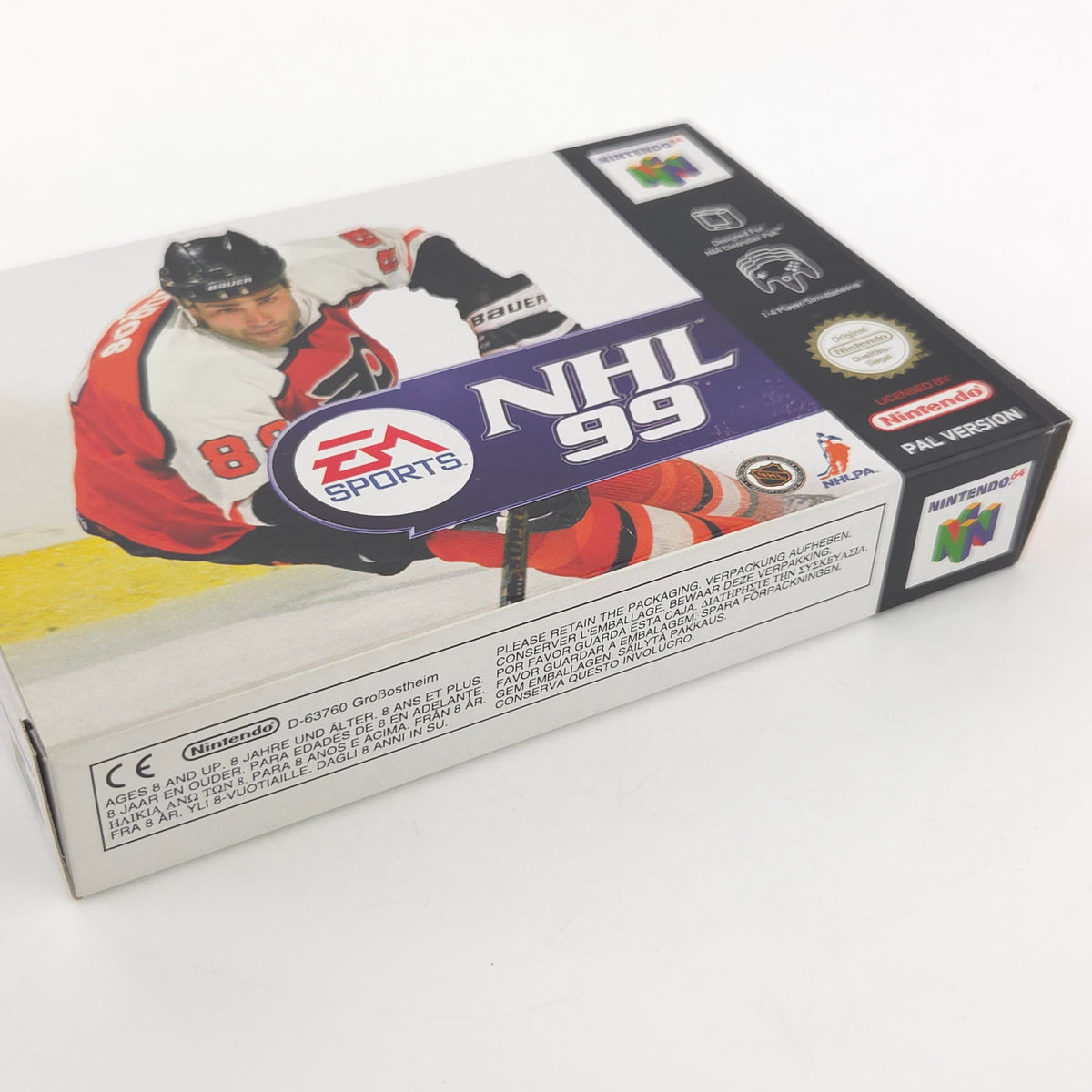 Nintendo 64 Spiel NHL 99 OVP PAL