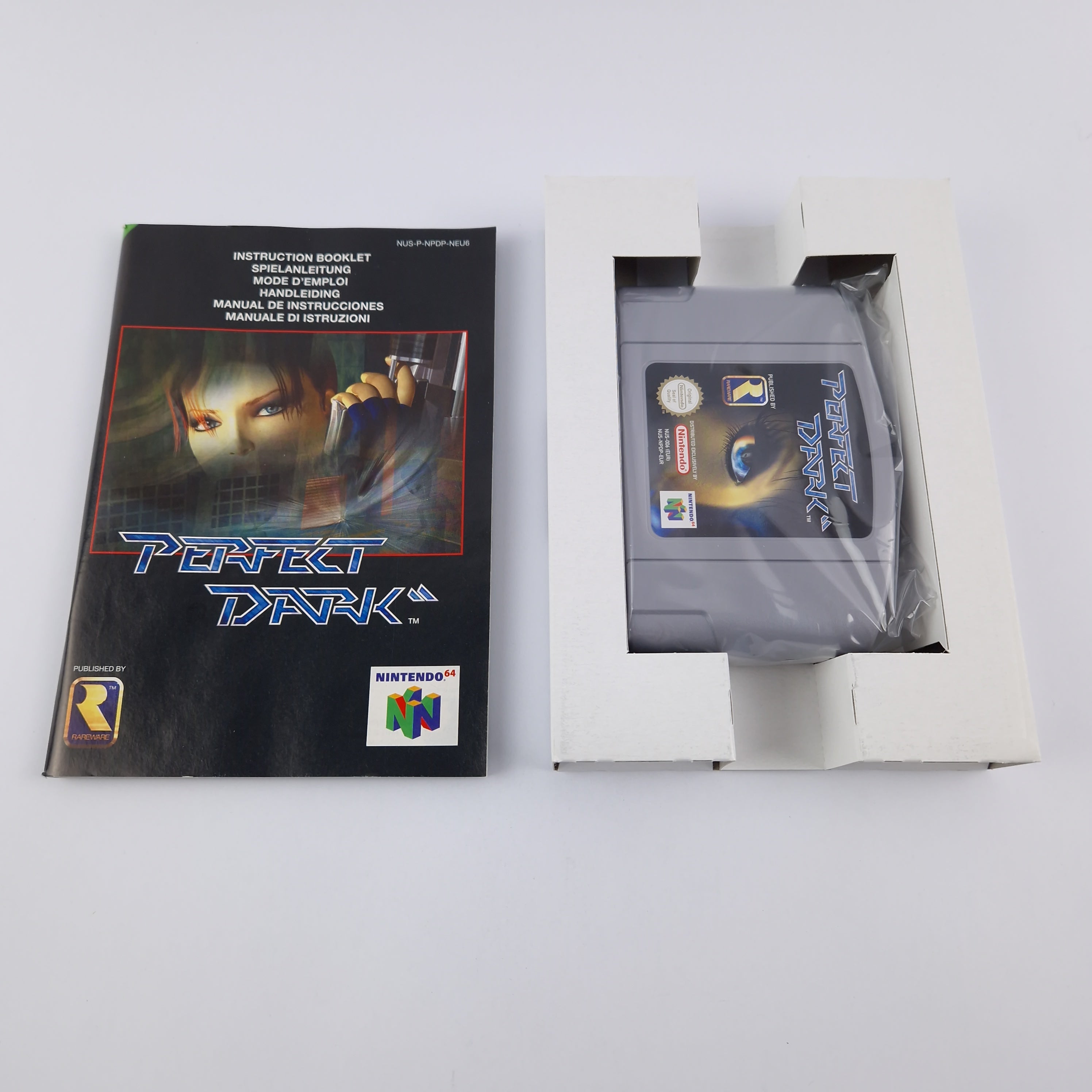 Nintendo 64 Spiel – Perfect Dark OVP Anleitung Modul PAL