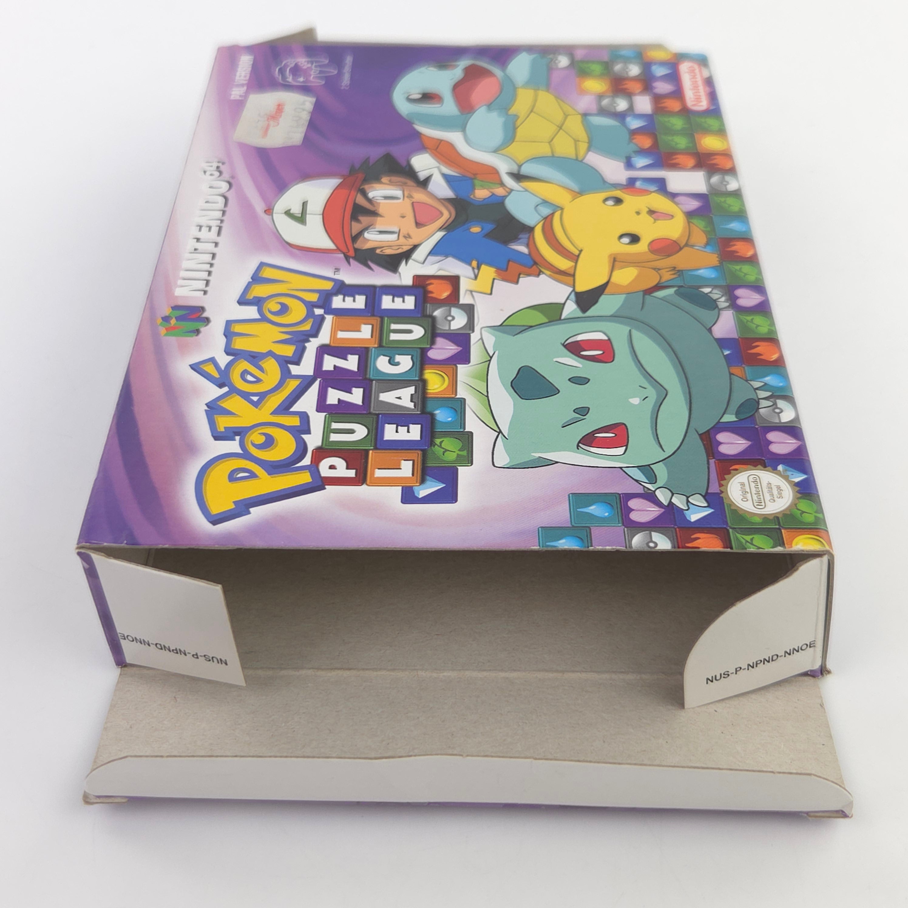Nintendo 64 Spiel Pokemon Puzzle League N64 OVP CIB PAL