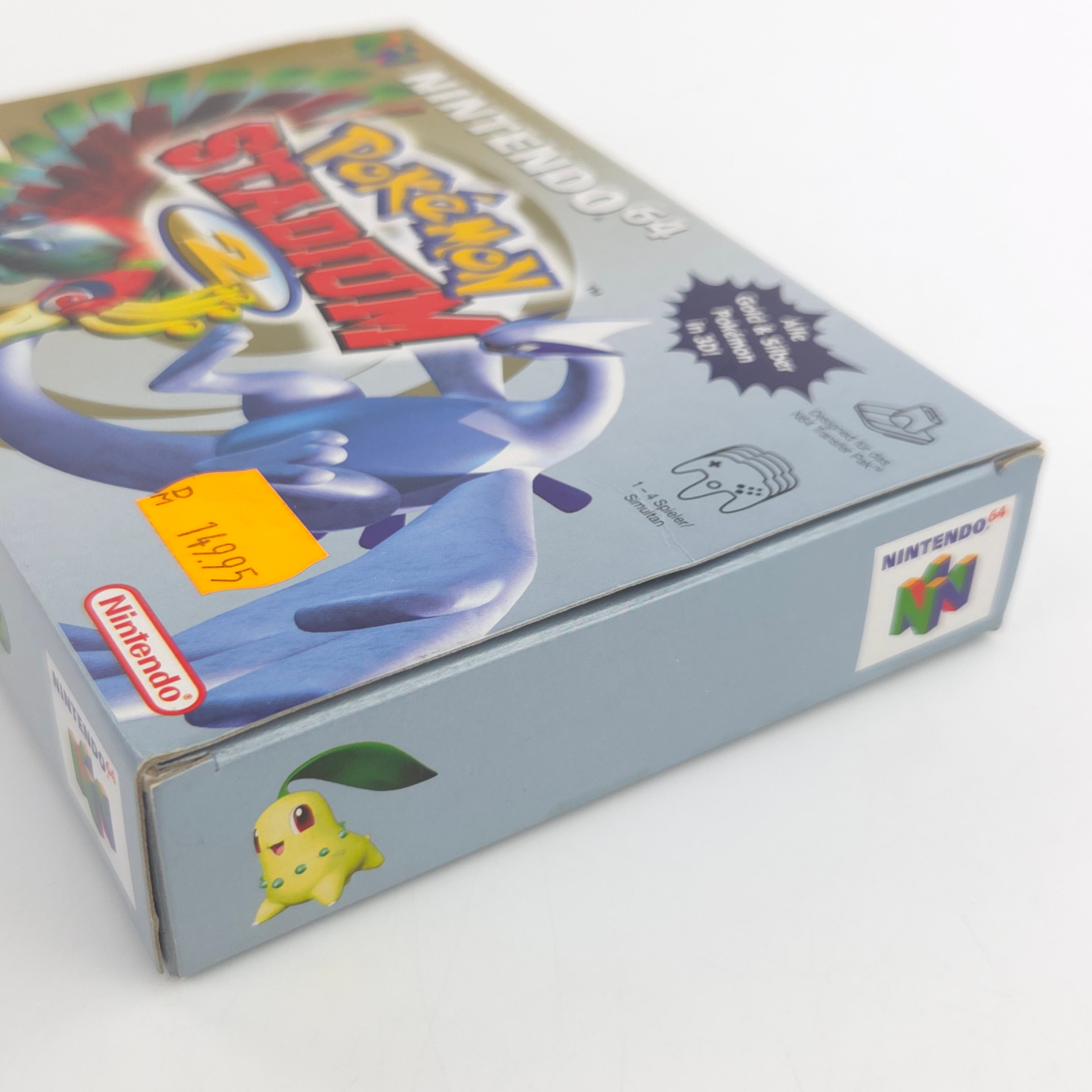 Nintendo 64 Spiel Pokemon Stadium 2 N64 OVP CIB PAL NOE