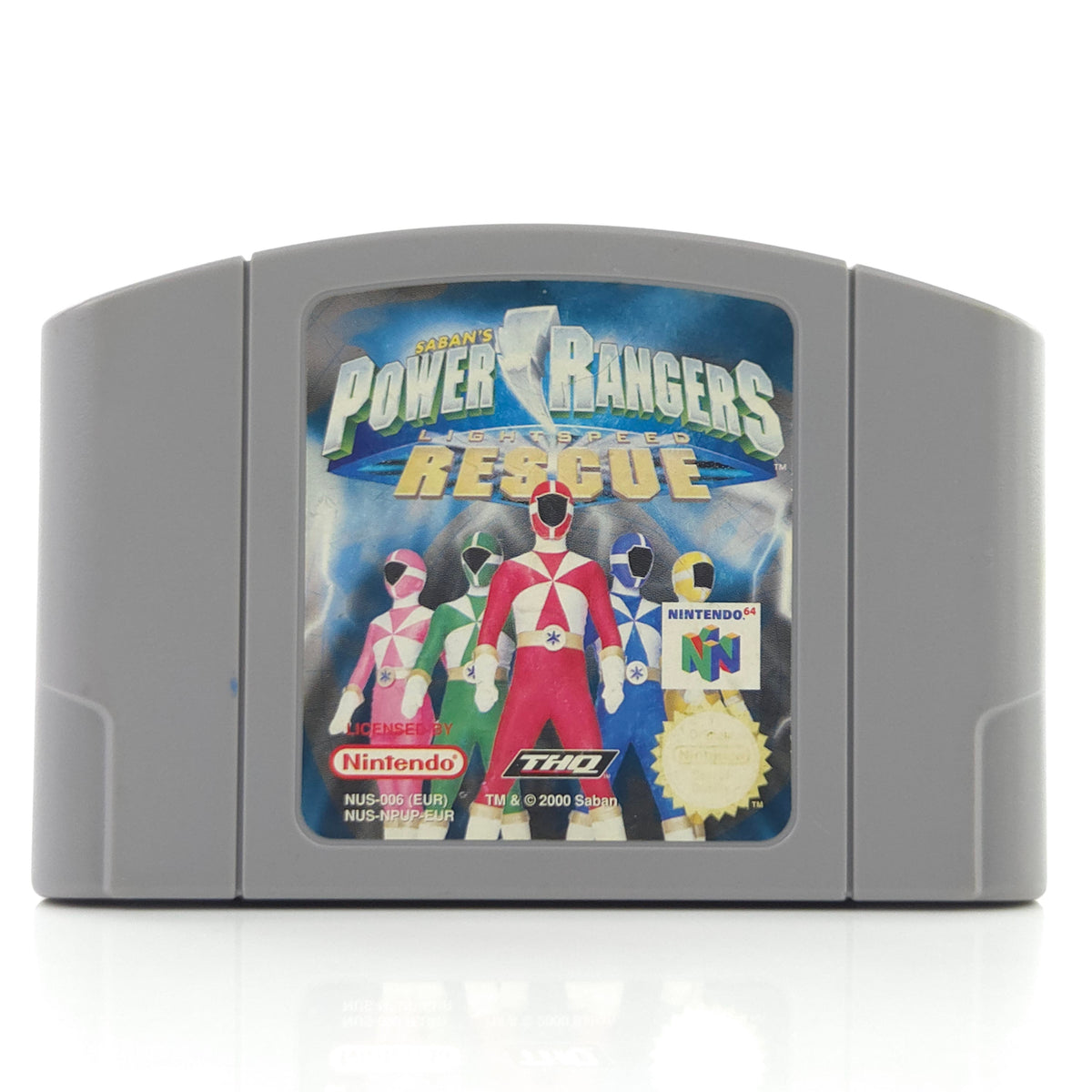 Nintendo 64 Spiel Power Rangers Lightspeed Rescue PAL EUR