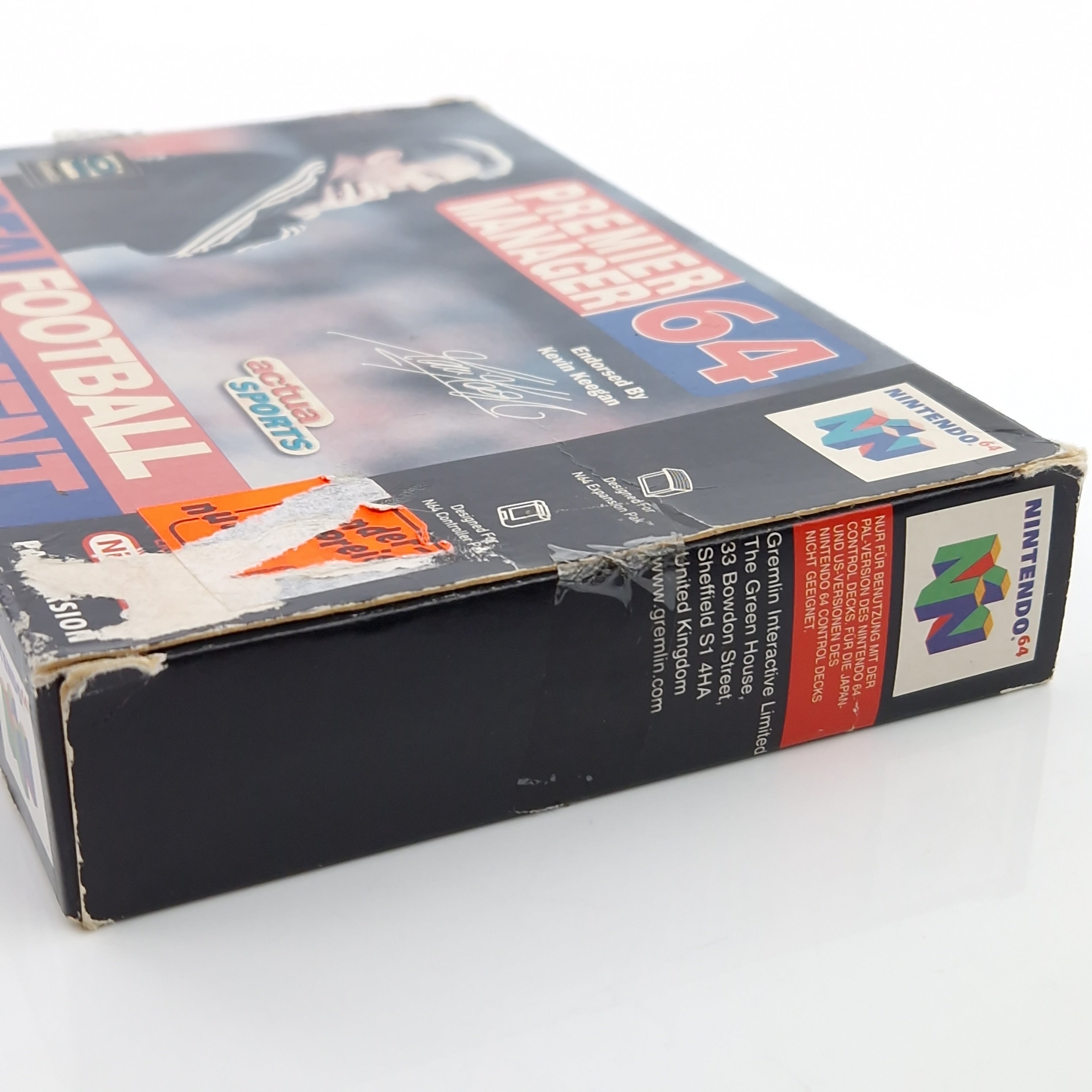 Nintendo 64 Spiel – Premier Manager 64 (OVP PAL N64)
