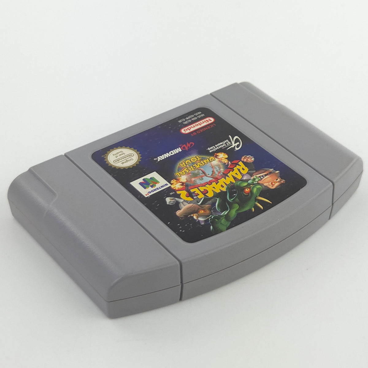 Nintendo 64 Spiel: Rampage 2 Universal Tour - N64 Modul Cartridge (PAL EUR)