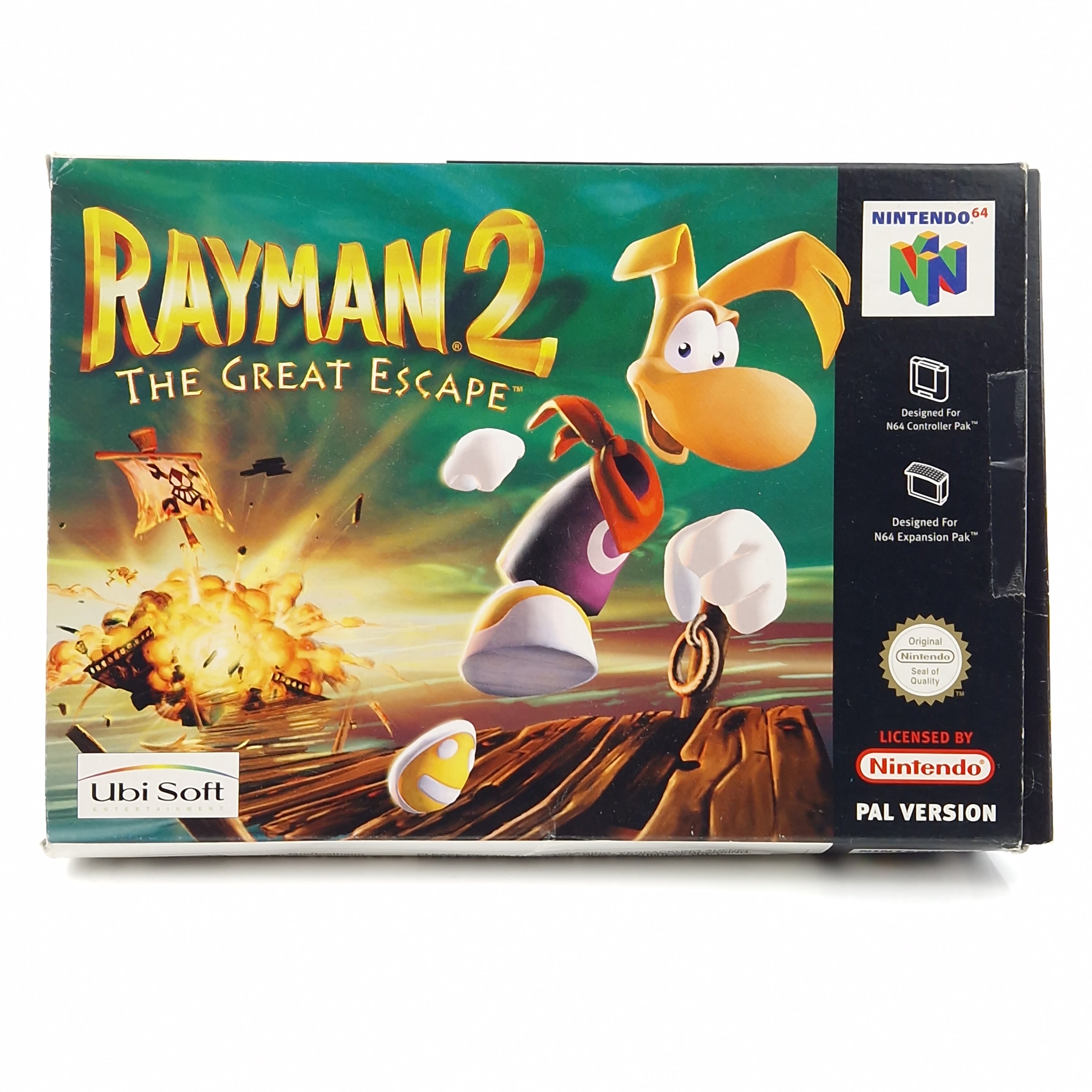 Nintendo 64 Spiel – Rayman 2 The Great Escape (OVP PAL)