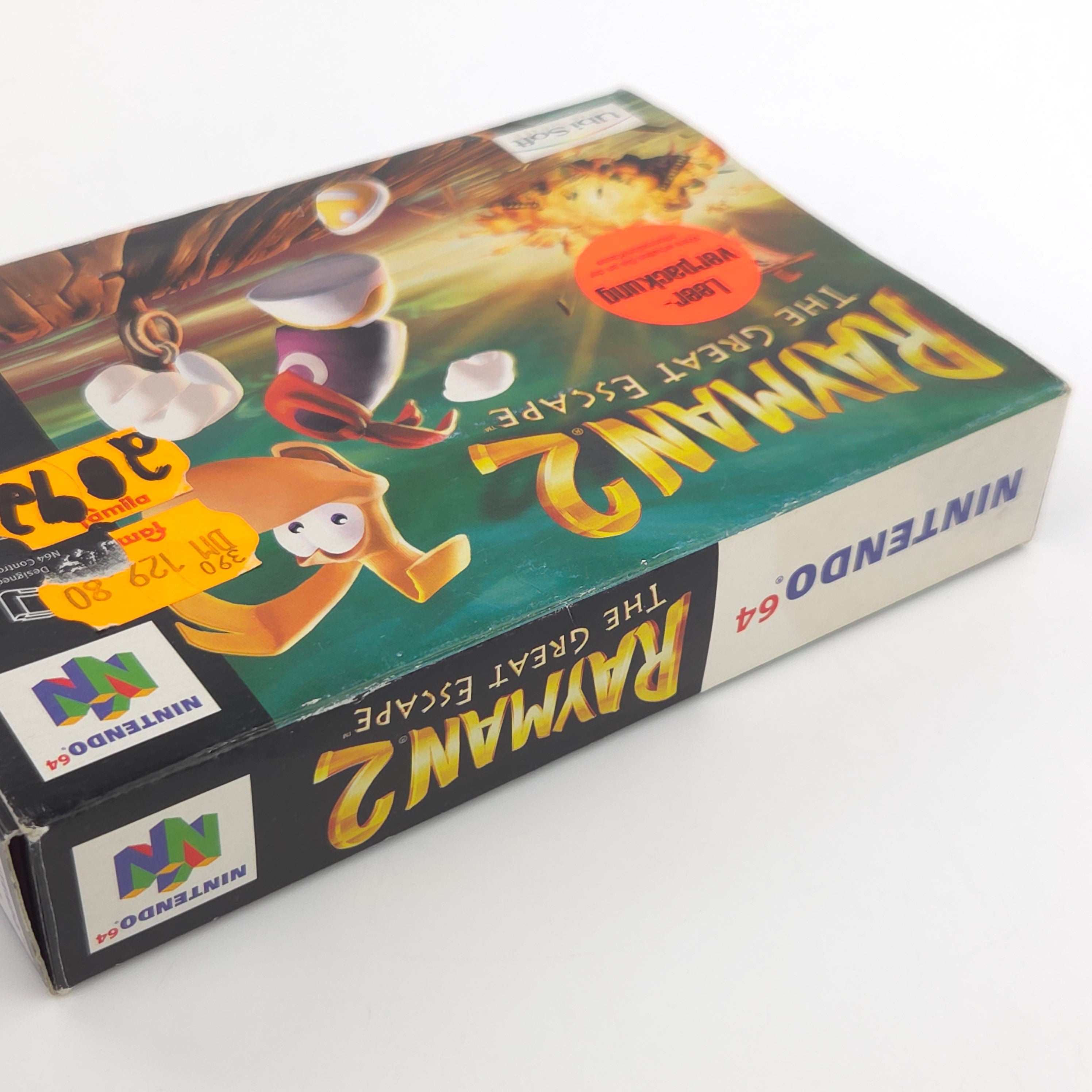 Nintendo 64 Spiel Rayman 2 The Great Escape N64 OVP CIB