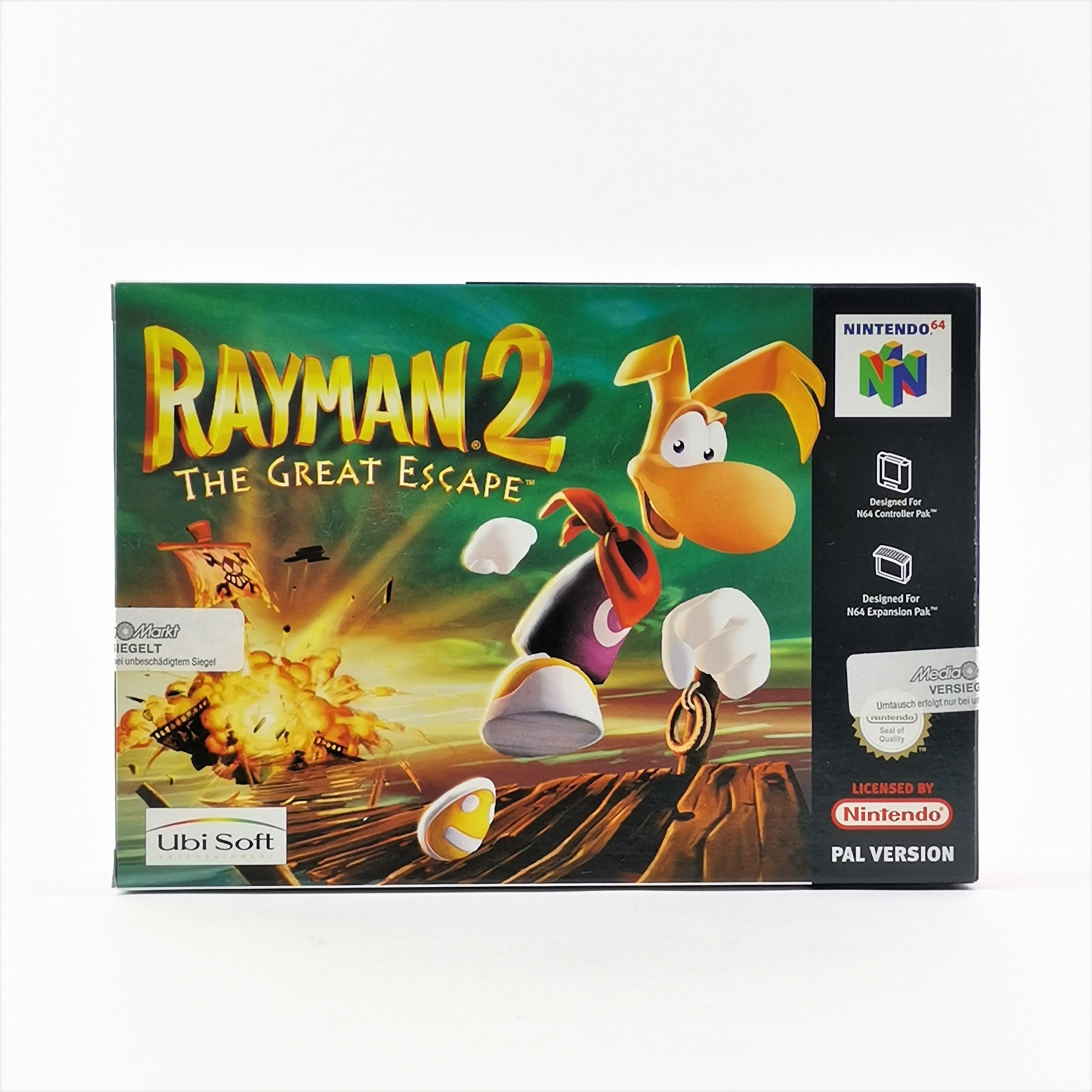 Nintendo 64 Spiel – Rayman The Great Escape OVP Neu PAL