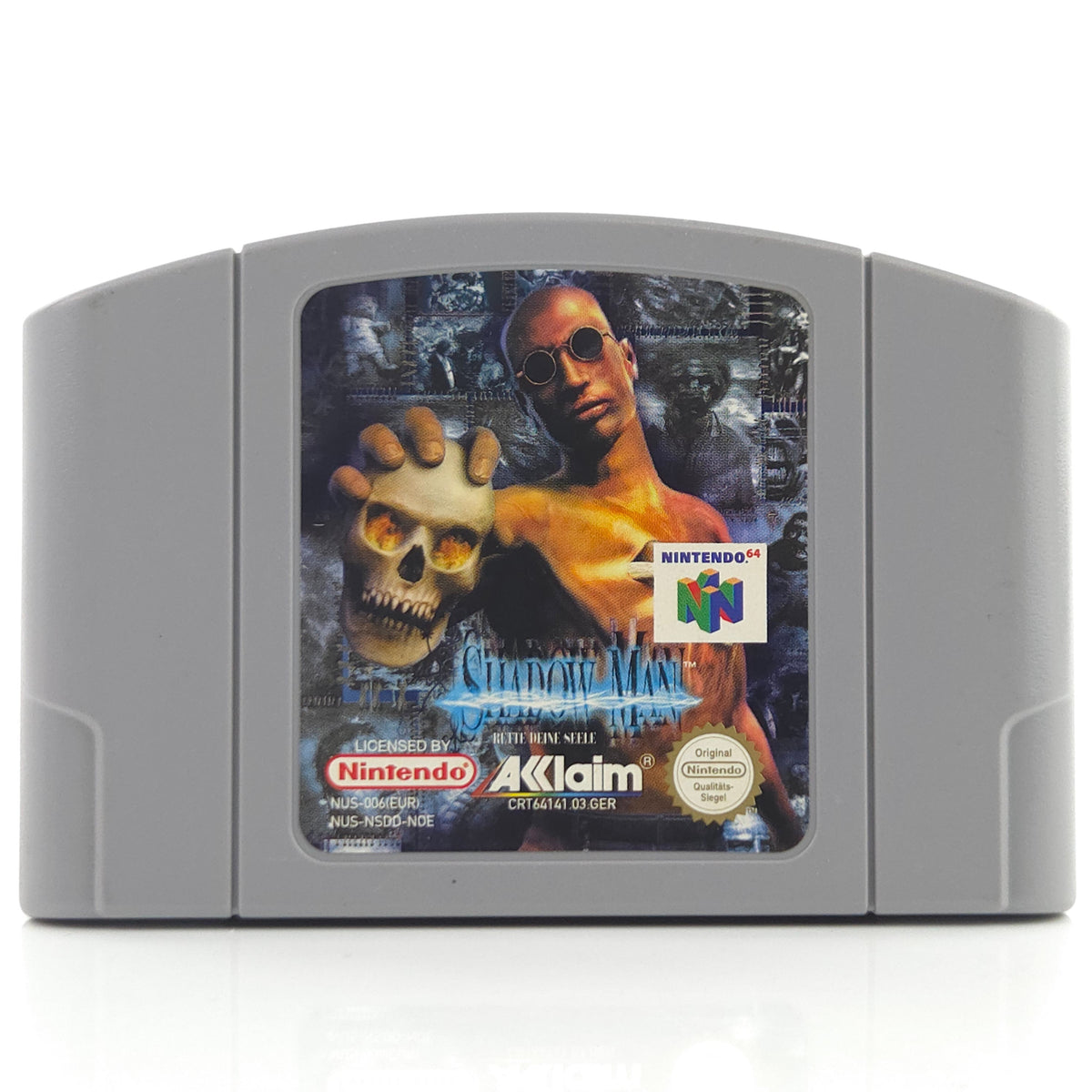 Nintendo 64 Spiel: Shadow Man Rette deine Seele - N64 Modul Cartridge (PAL NOE)