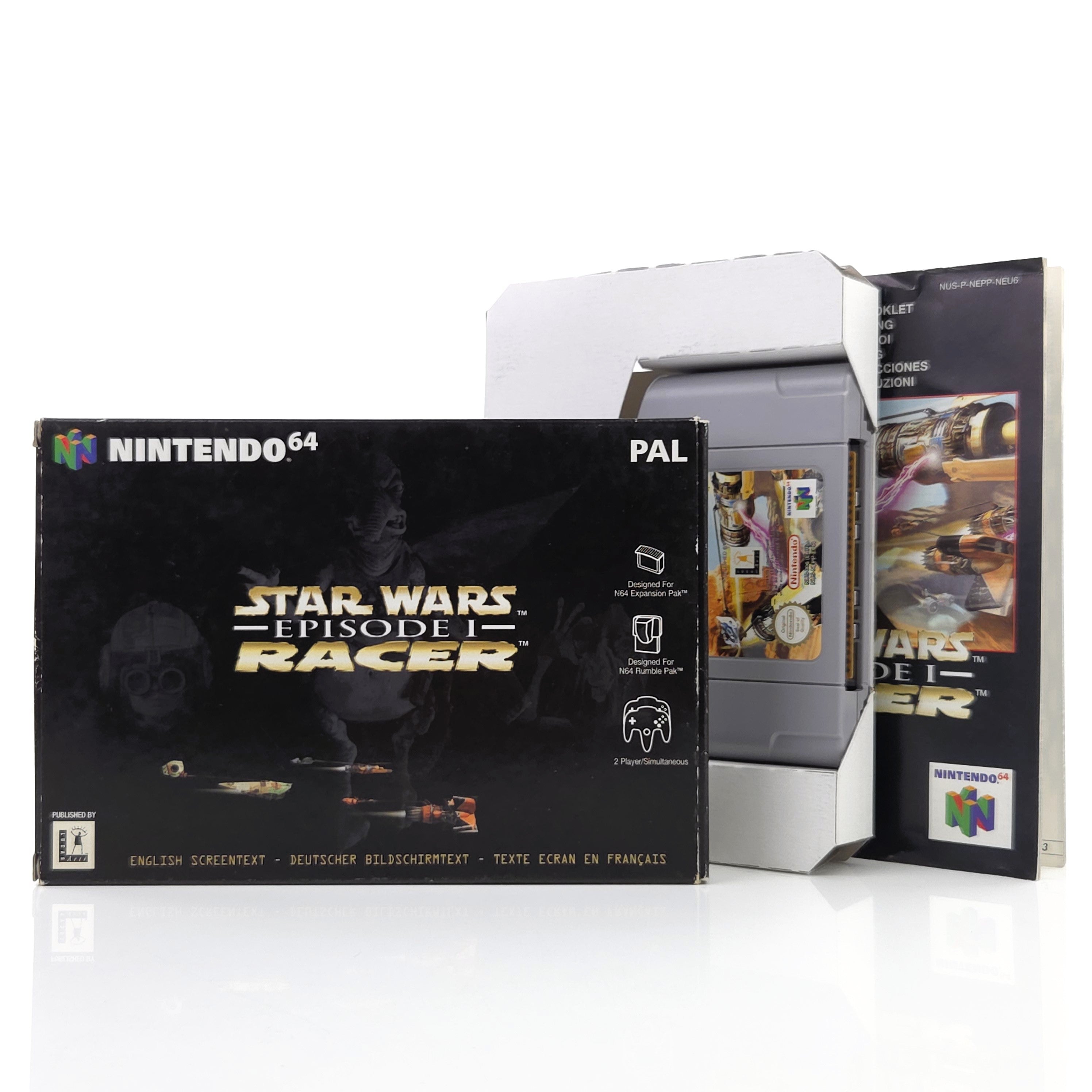 Nintendo 64 Spiel – Star Wars Episode I Racer OVP PAL