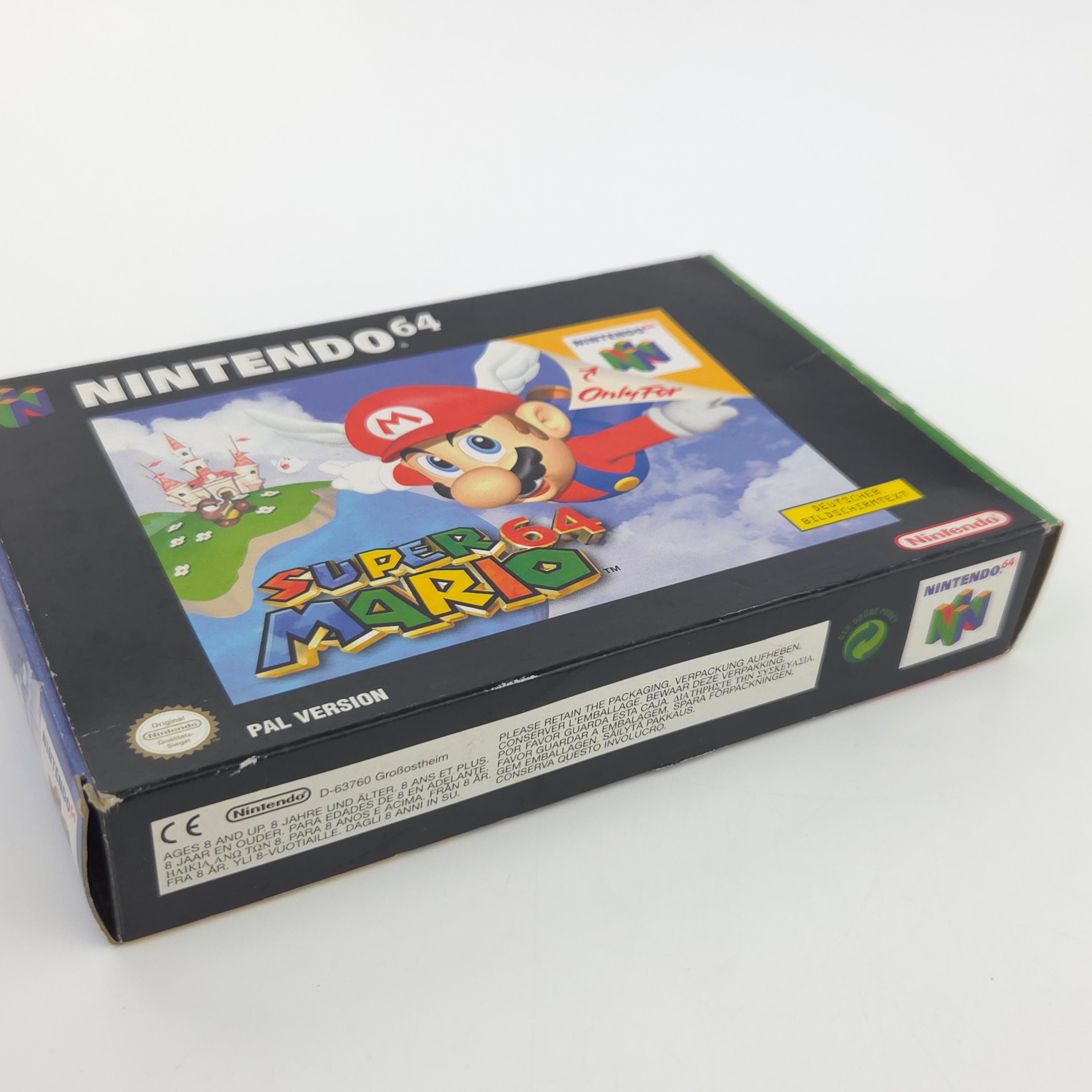Nintendo 64 Spiel Super Mario 64 N64 Komplett OVP PAL