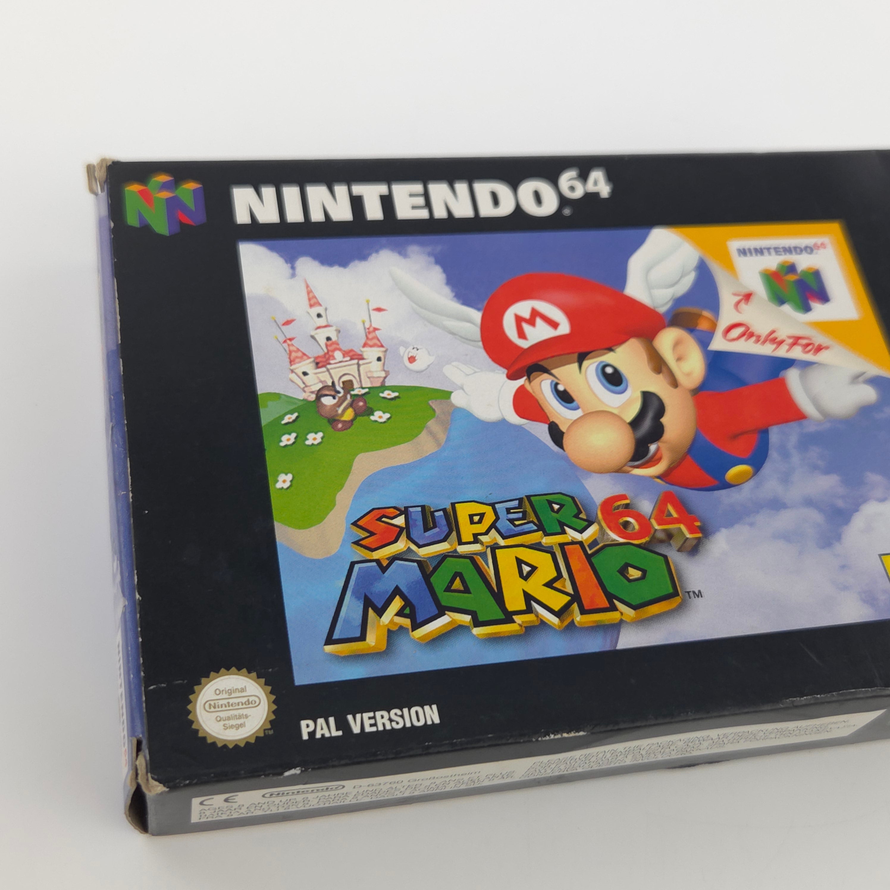 Nintendo 64 Spiel Super Mario 64 N64 Komplett OVP PAL