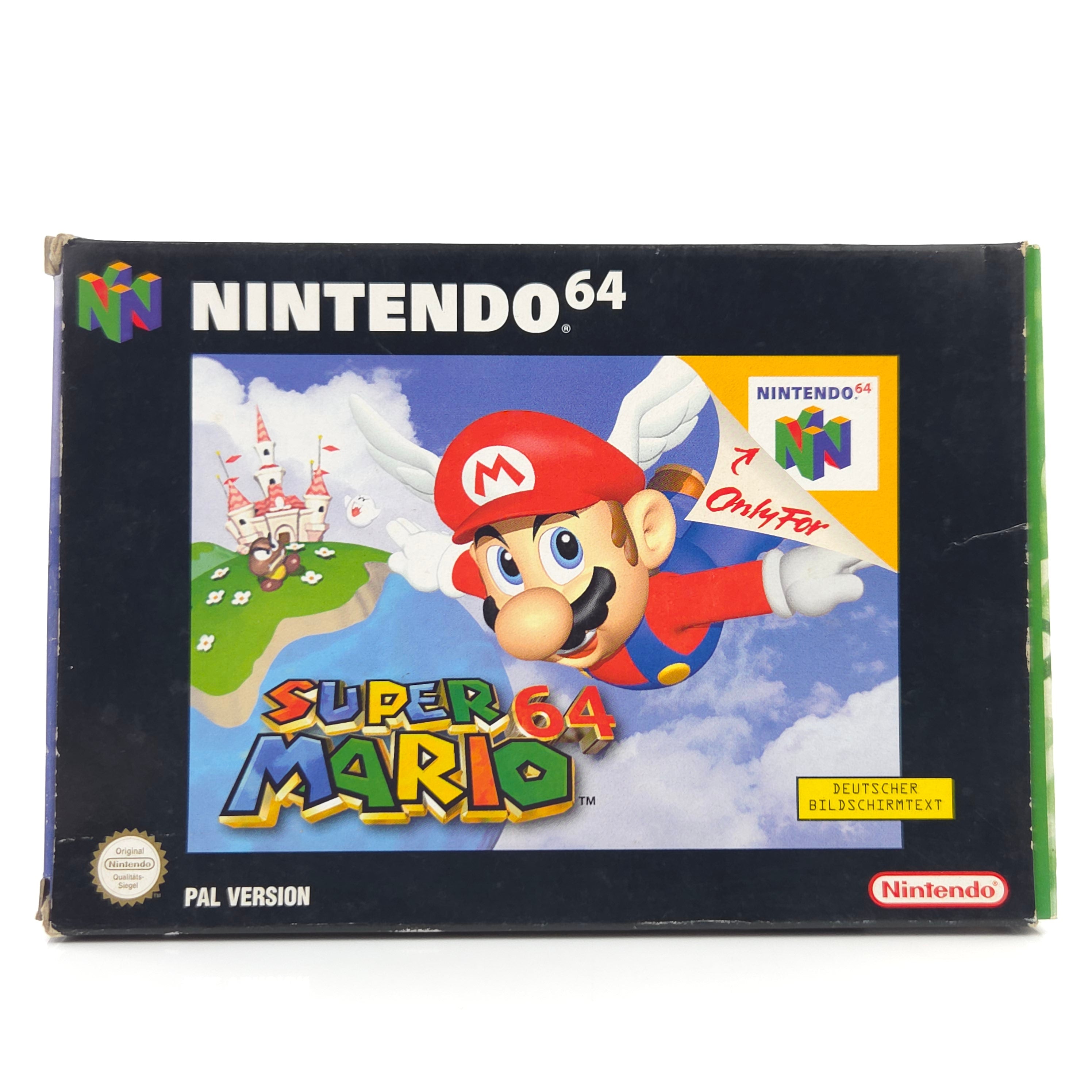 Nintendo 64 Spiel Super Mario 64 N64 Komplett OVP PAL