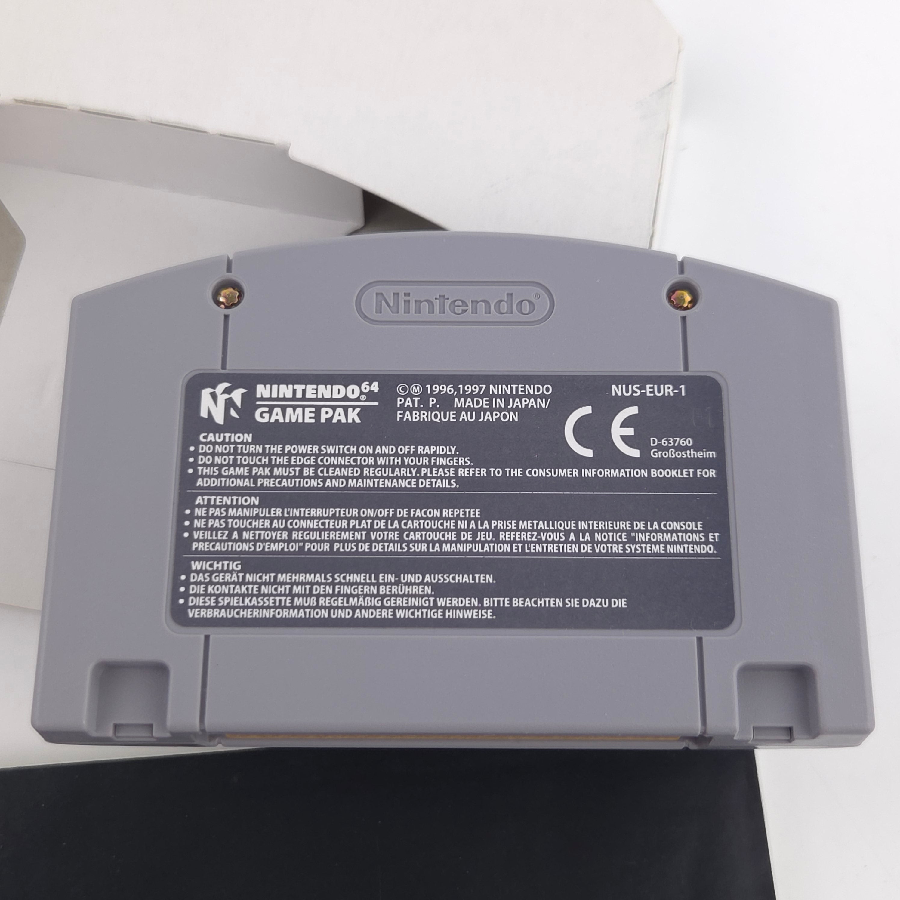 Nintendo 64 Spiel Super Smash Bros. N64 OVP CIB PAL EUR