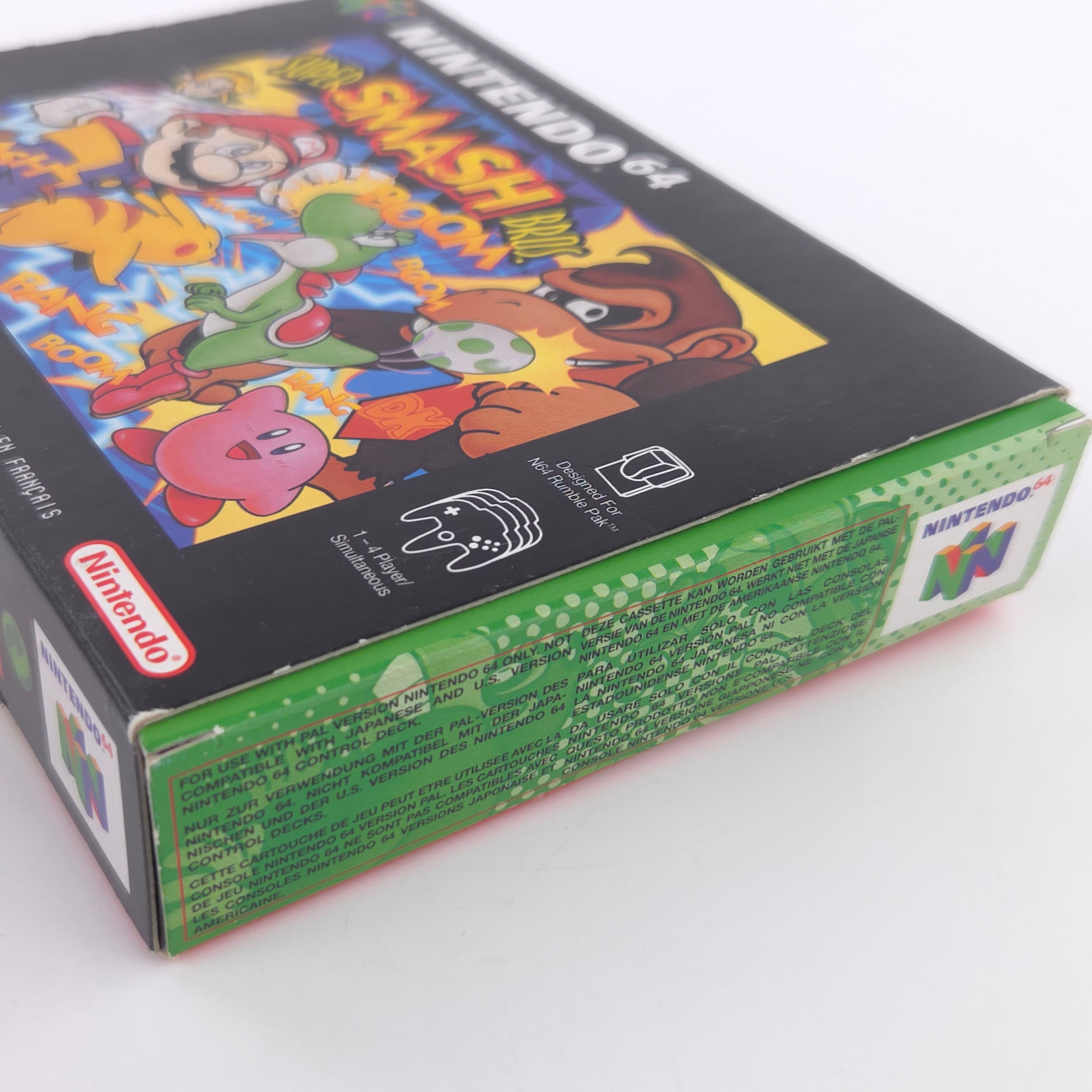 Nintendo 64 Spiel Super Smash Bros. N64 OVP CIB PAL EUR