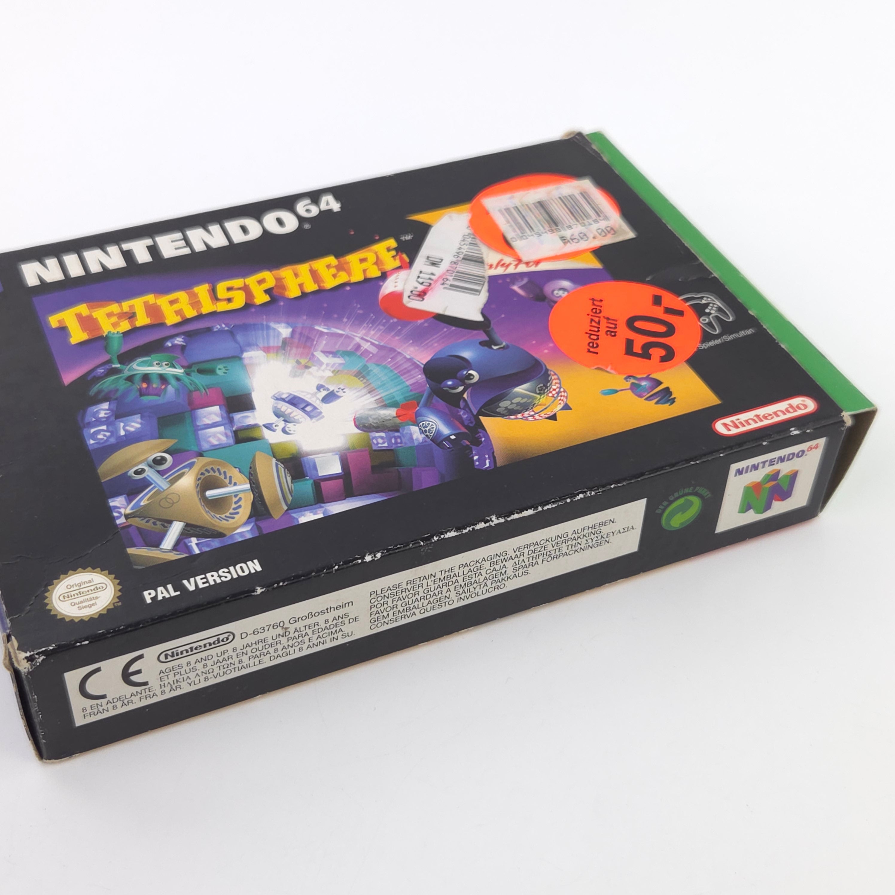 Nintendo 64 Spiel – Tetrisphere (N64 OVP PAL)