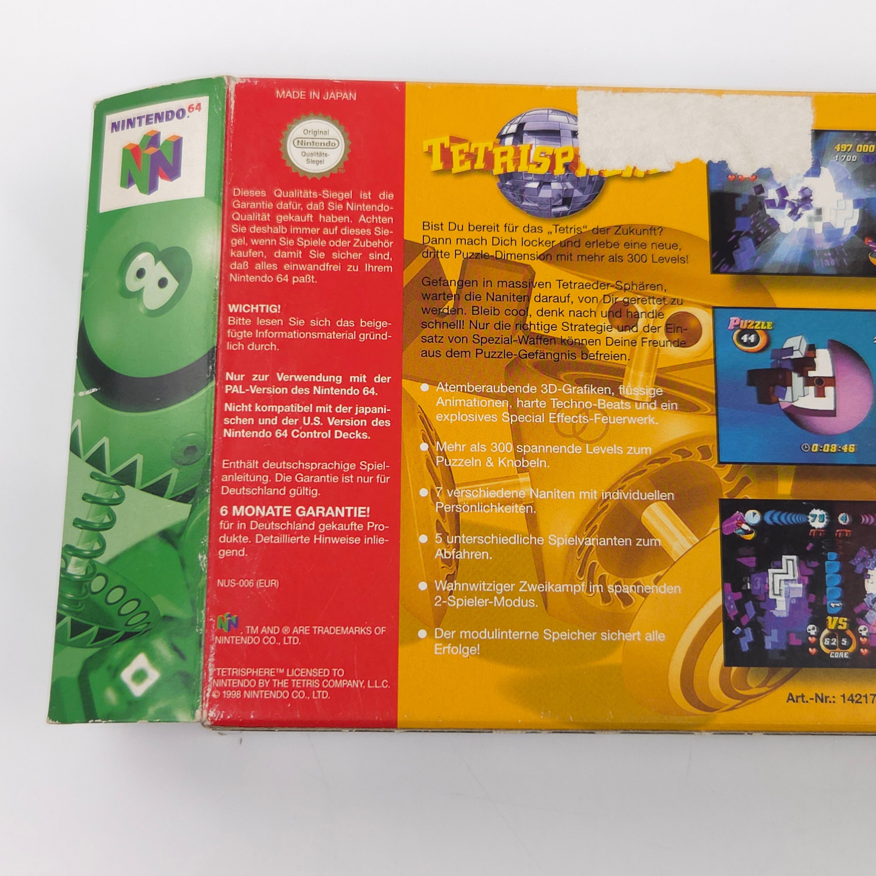 Nintendo 64 Spiel – Tetrisphere (N64 OVP PAL)