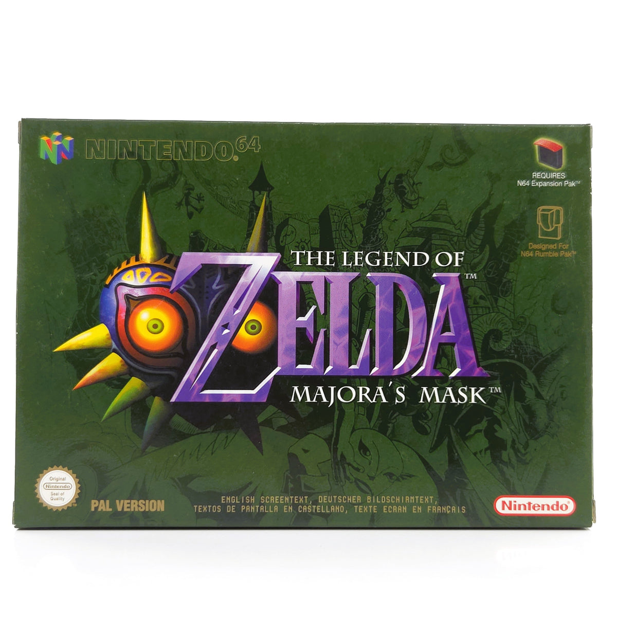 Nintendo 64 Spiel The Legend of Zelda Majoras Mask OVP