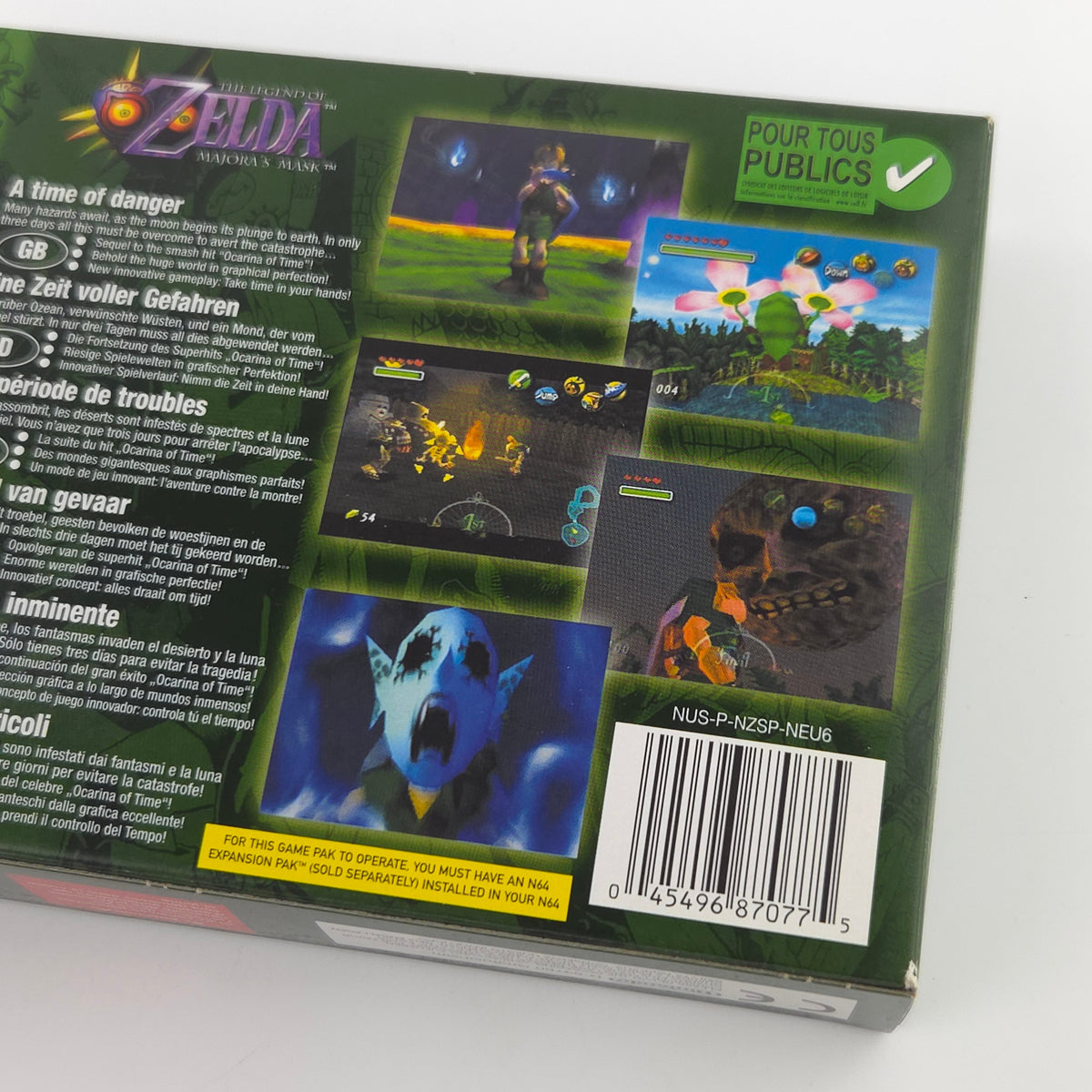 Nintendo 64 Spiel The Legend of Zelda Majoras Mask OVP