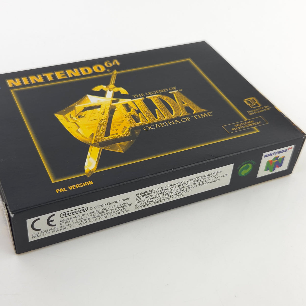 Nintendo 64 Spiel Zelda Ocarina of Time OVP PAL