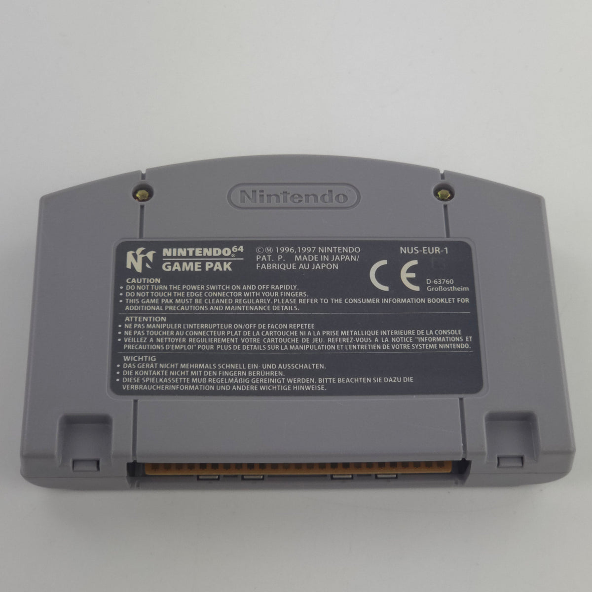 Nintendo 64 Spiel Ocarina of Time PAL EUR
