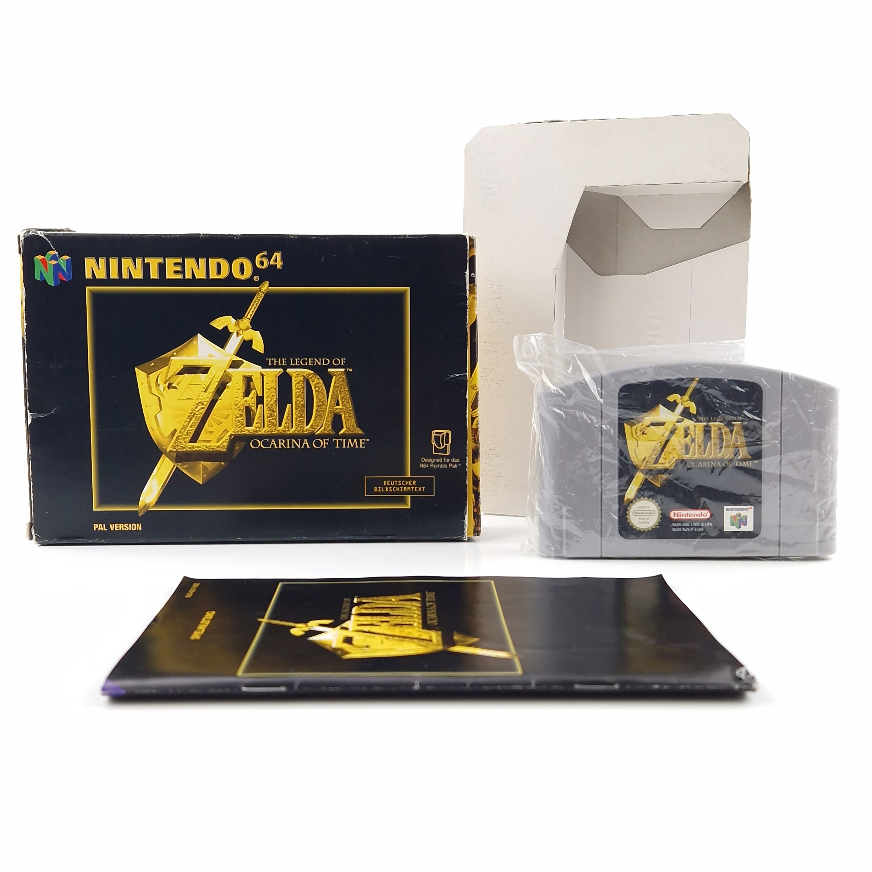 Nintendo 64 Spiel – The Legend of Zelda Ocarina of Time OVP