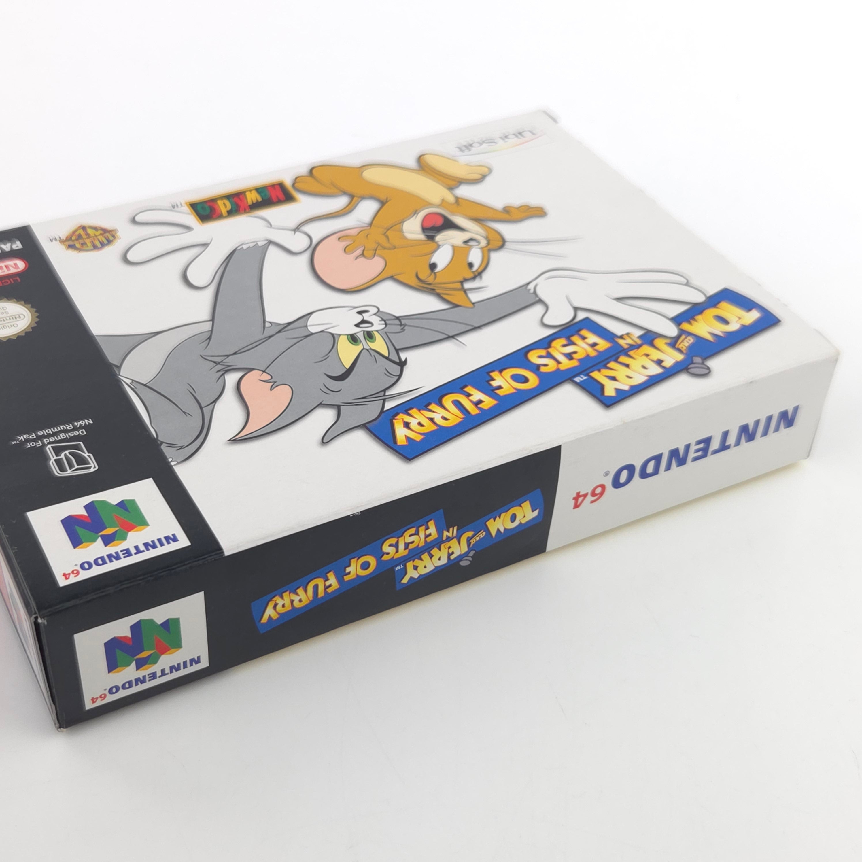 Nintendo 64 Spiel Tom and Jerry Fists of Fury N64 OVP CIB