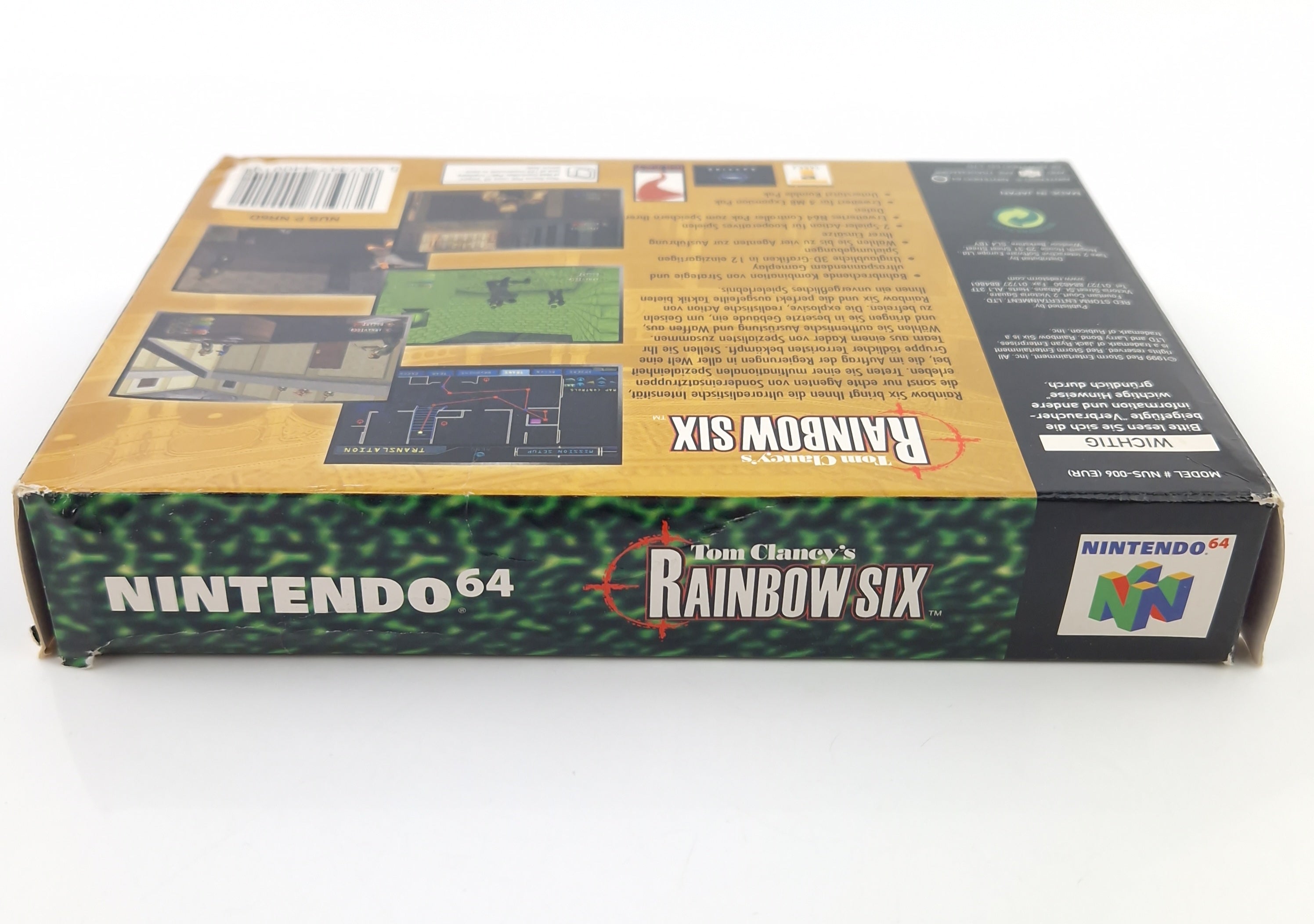 Nintendo 64 Spiel – Tom Clancys Rainbow Six (OVP PAL)