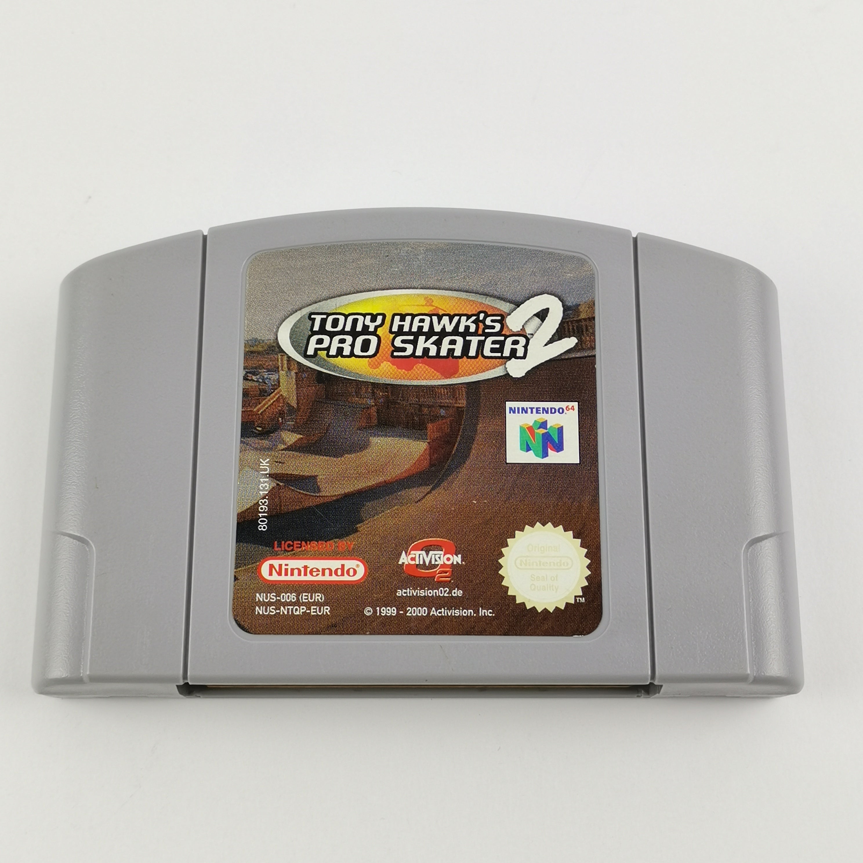 Nintendo 64 Spiel – Tony Hawk´s Pro Skater 2 N64 Modul PAL