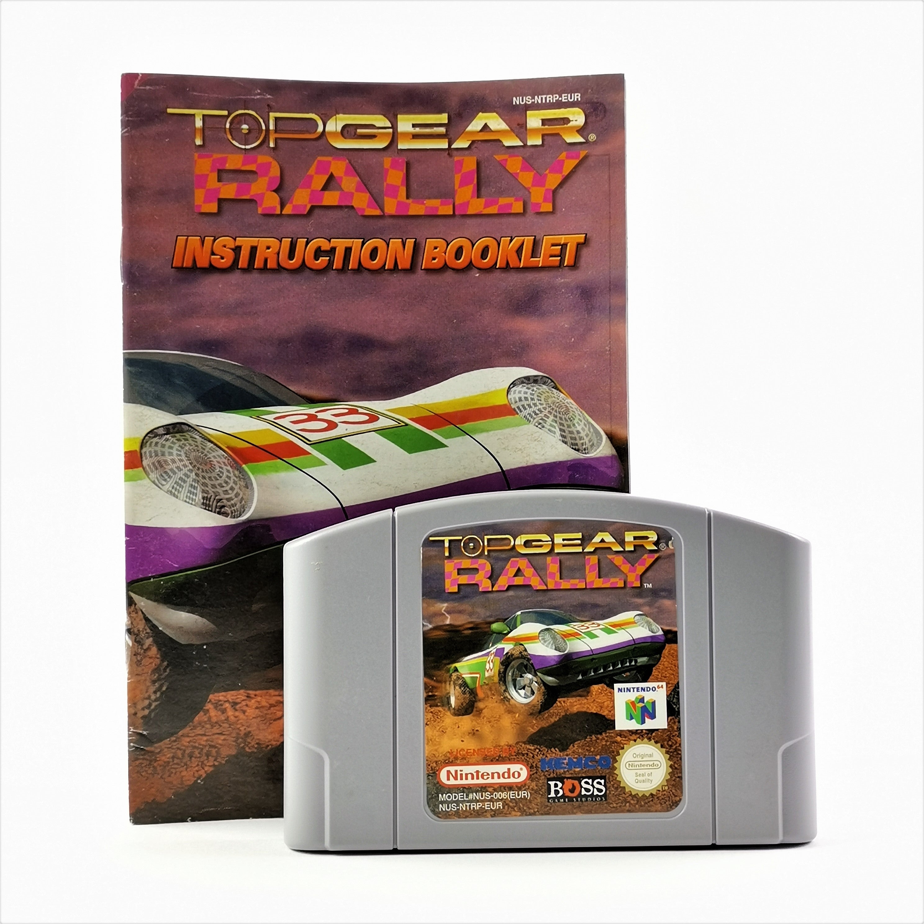 Nintendo 64 Spiel – Top Gear Rally Modul Anleitung PAL EUR