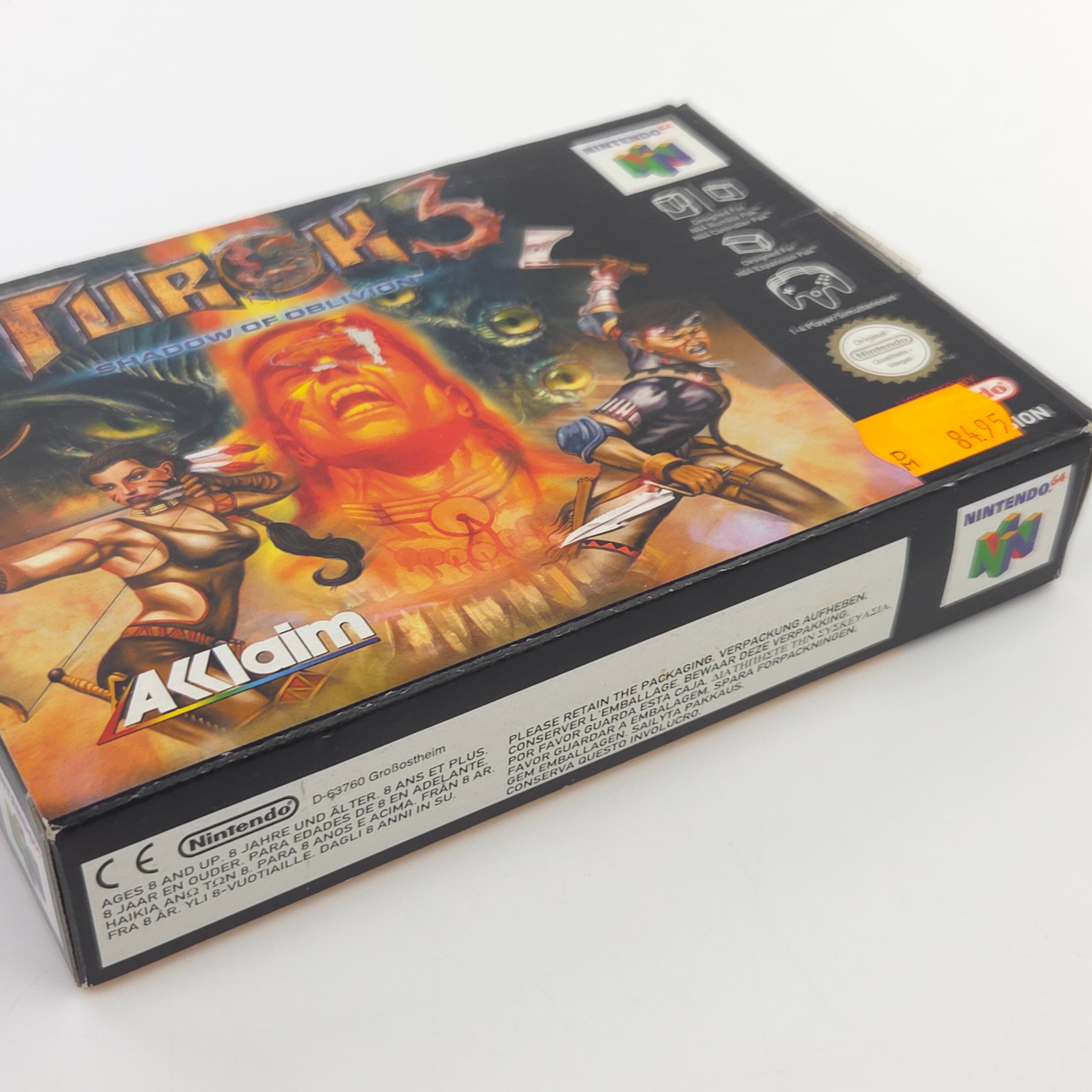 Nintendo 64 Spiel Turok 3 Shadow of Oblivion N64 OVP CIB